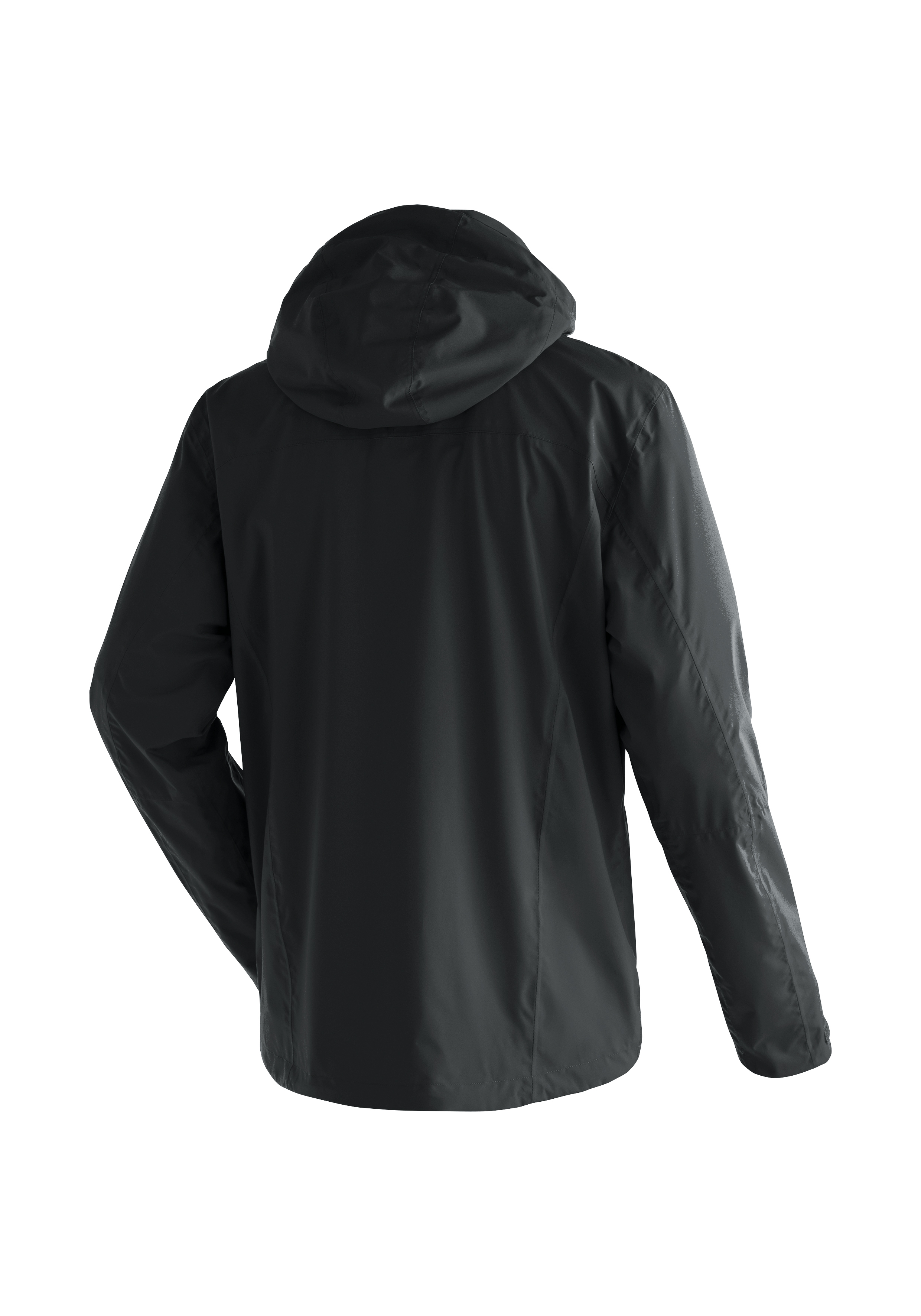 Metor rec M jacke, anorak, hooded, windbreaker, schwarz