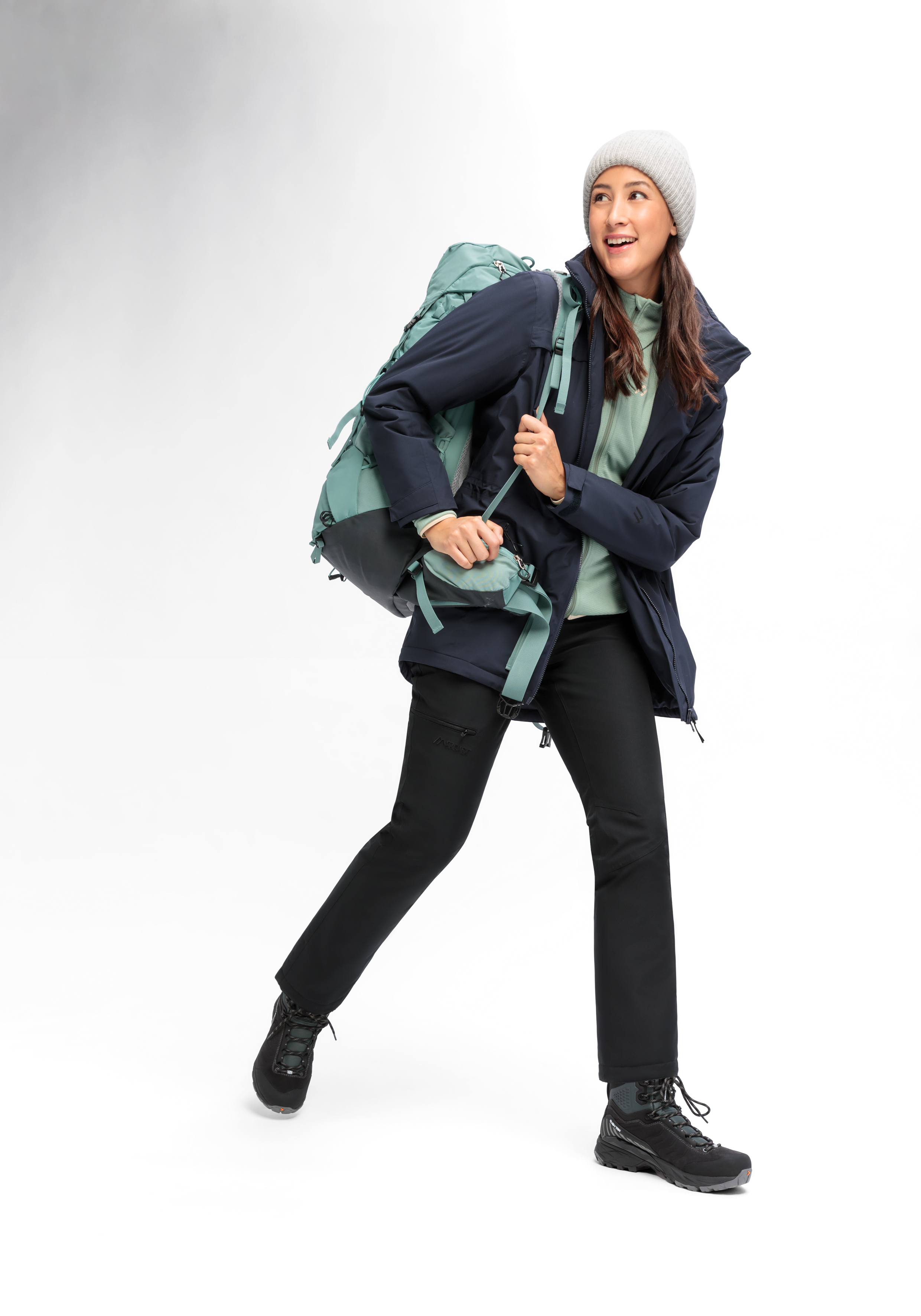 Mantel, Jacke, Langarm, Tasche, Person, Mantel, Langarm, Jacke, Mütze, Hut