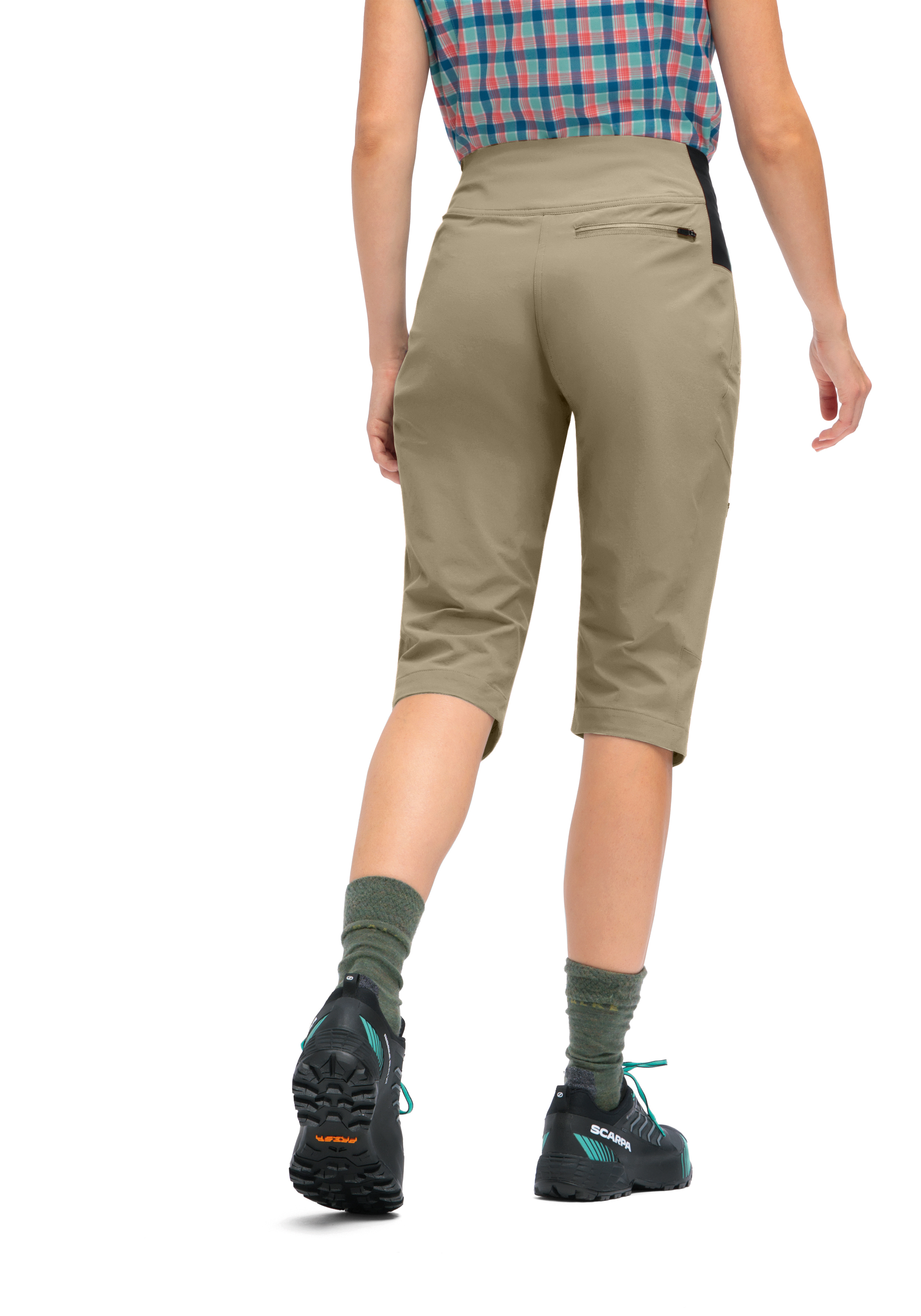 Hose, Kniebund, Khaki, Outdoor, Reißverschlusstasche