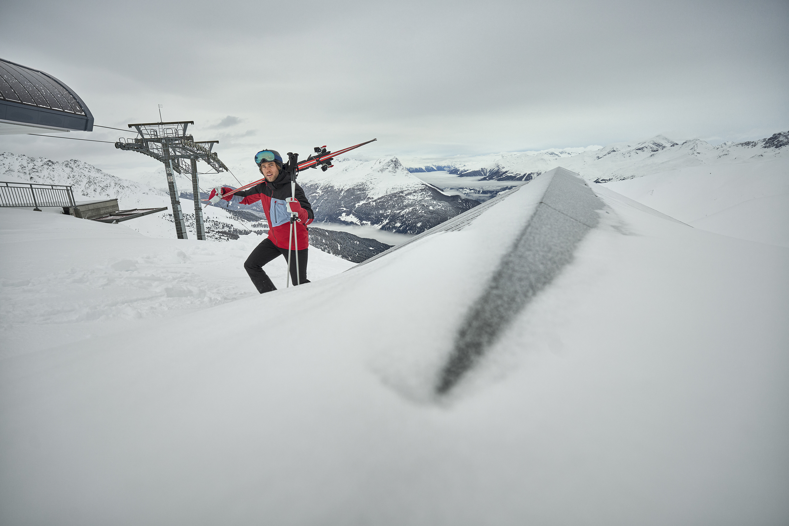 Natur, Draußen, Piste, Person, Helm