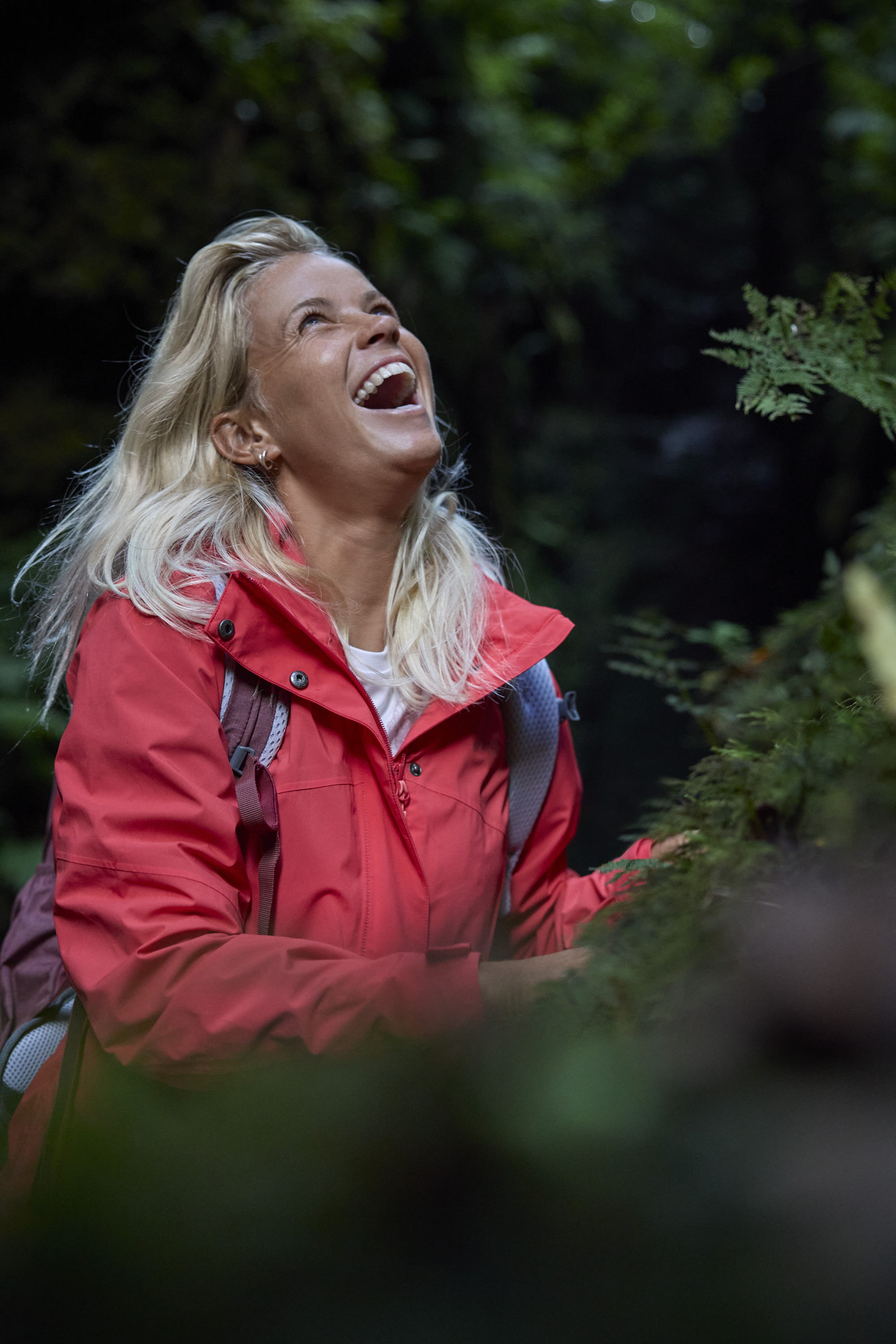 Kopf, Gesicht, Glücklich, Mantel, Lachend