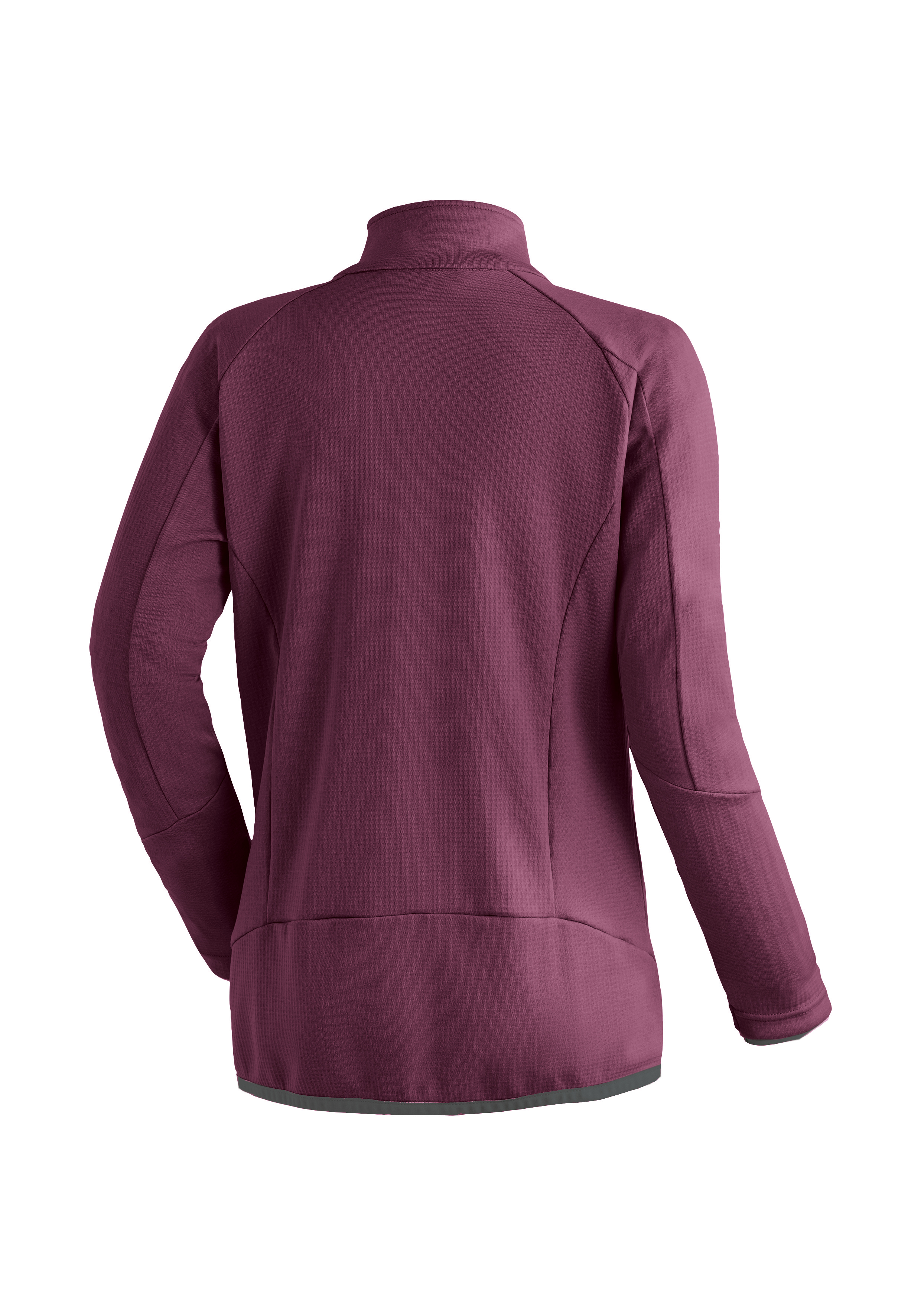Langarm, Ärmel, Vlies, Mantel, Jacke, Jacke, Softshell, Langarm, Himbeerrot, Texturiert