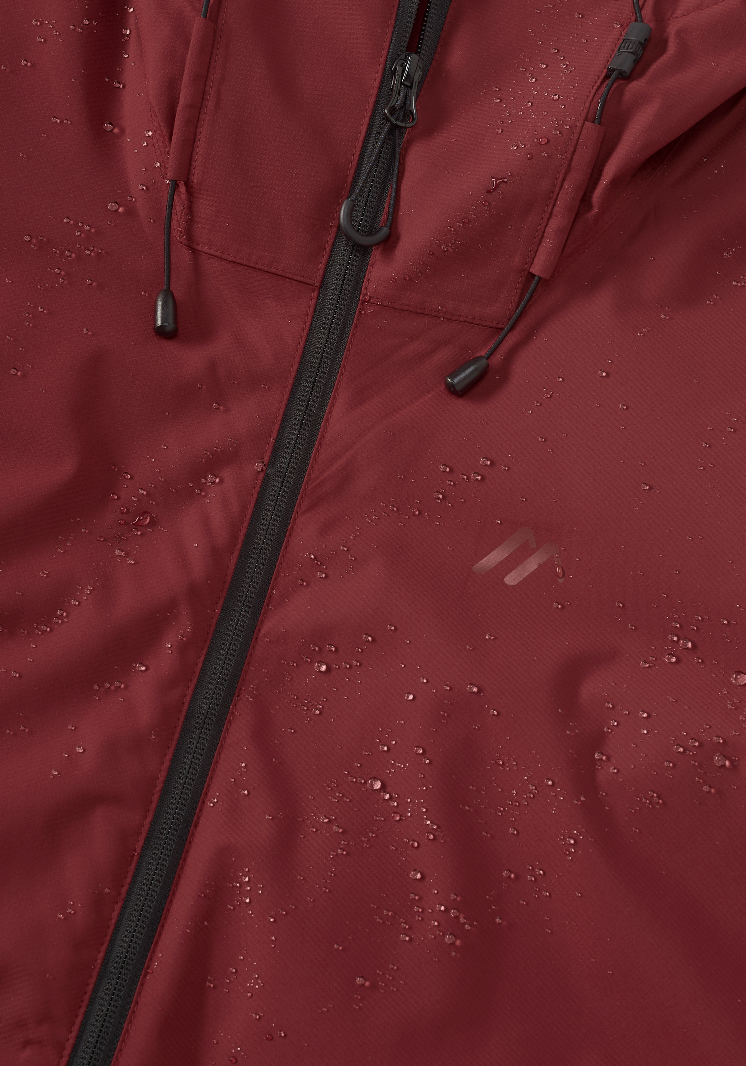 Walberla W Regenjacke, Reißverschluss, Zip, Kapuze, Wasserdicht
