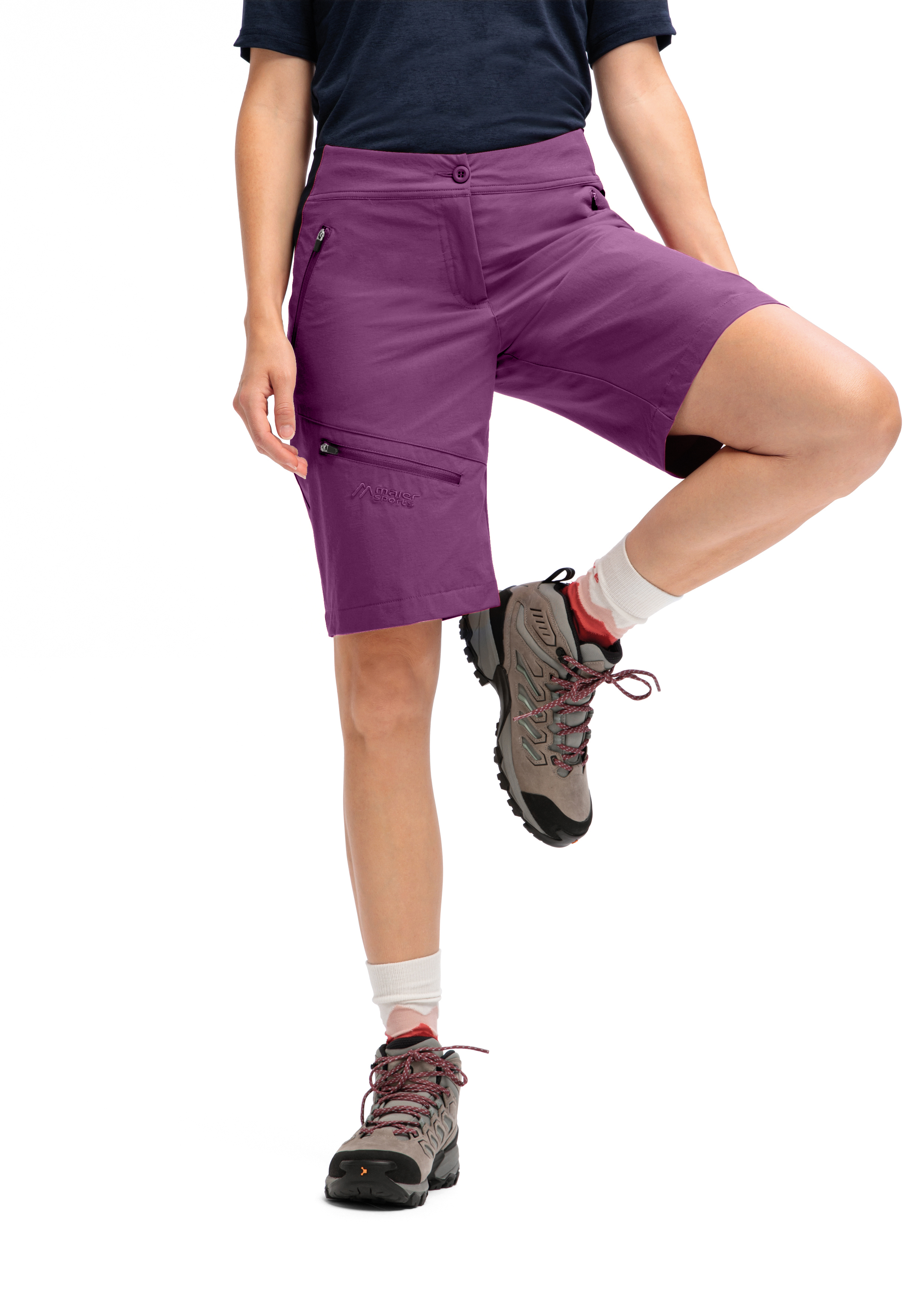 Shorts, Hose, Outdoor, Bergsport, Reißverschluss-Tasche