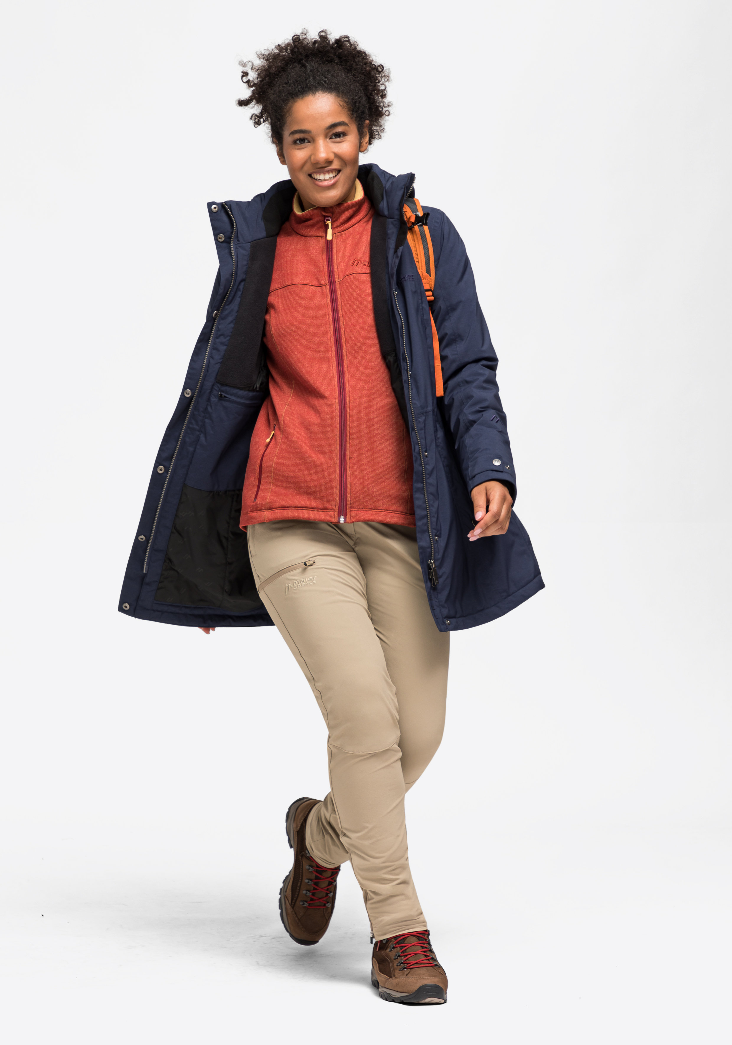 Mantel, Jacke, Person, Langarm