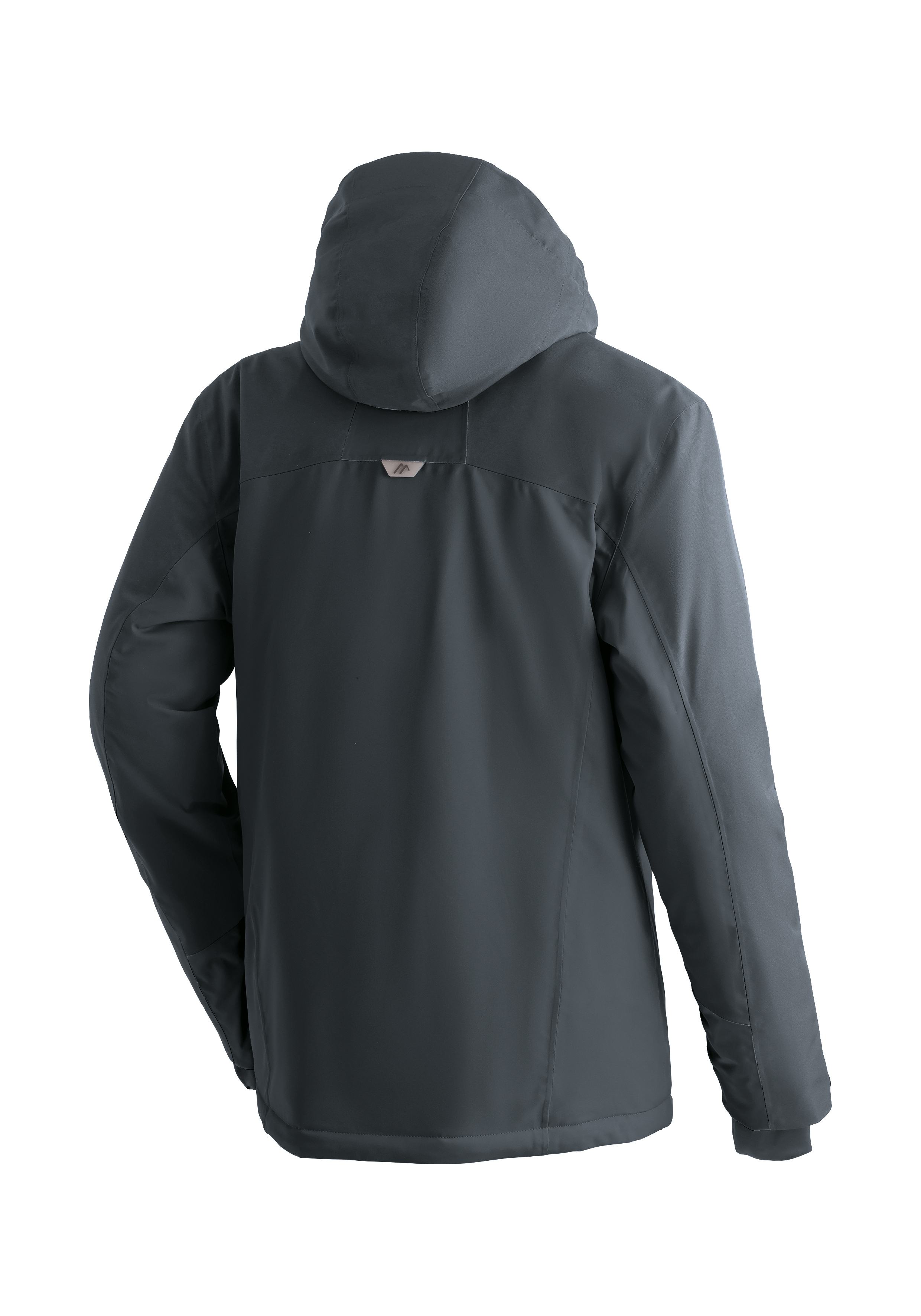 Bekleidung, Mantel, Jacke, Kapuzenpulli, Sweatshirt, Hooded jacket, Softshell, Dunkelgrau, Rückenansicht, Langarm