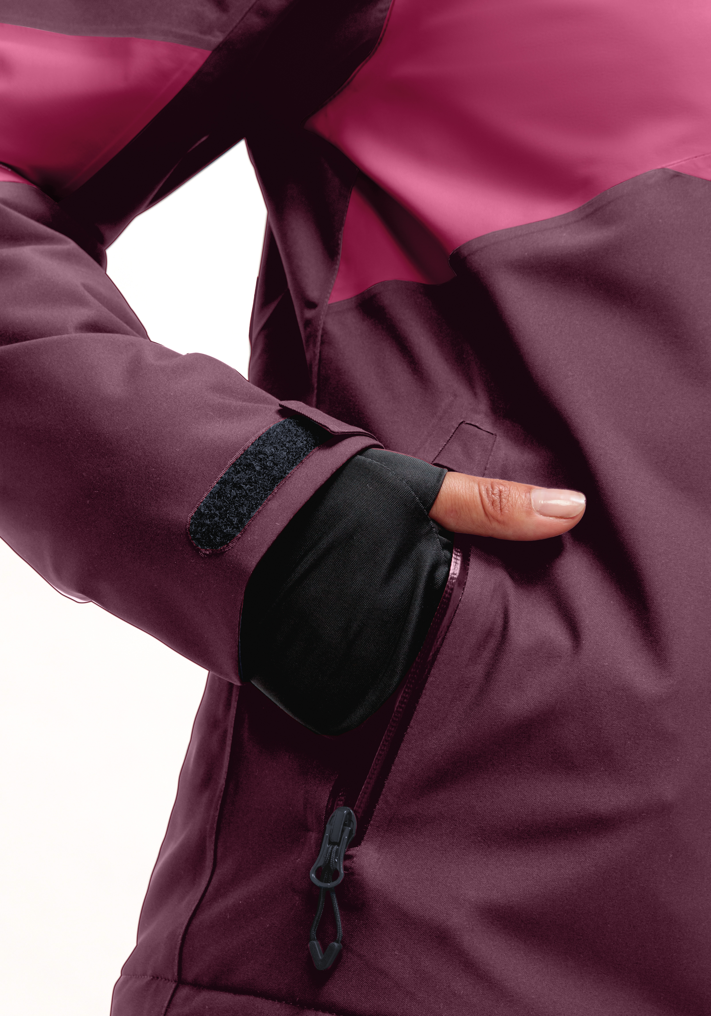 Langarm, Finger, Mantel, Jacke, Handschuh