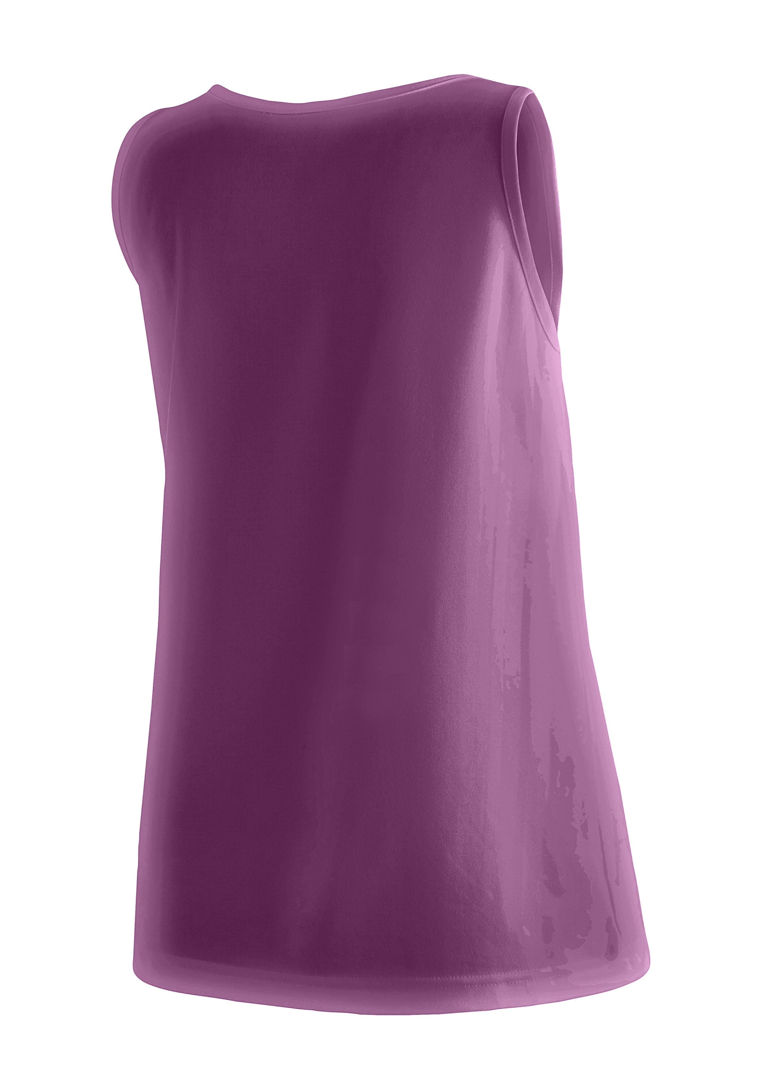 Tanktop, Einfarbig, Violett, Samtig?, Kleiner Ausschnitt?