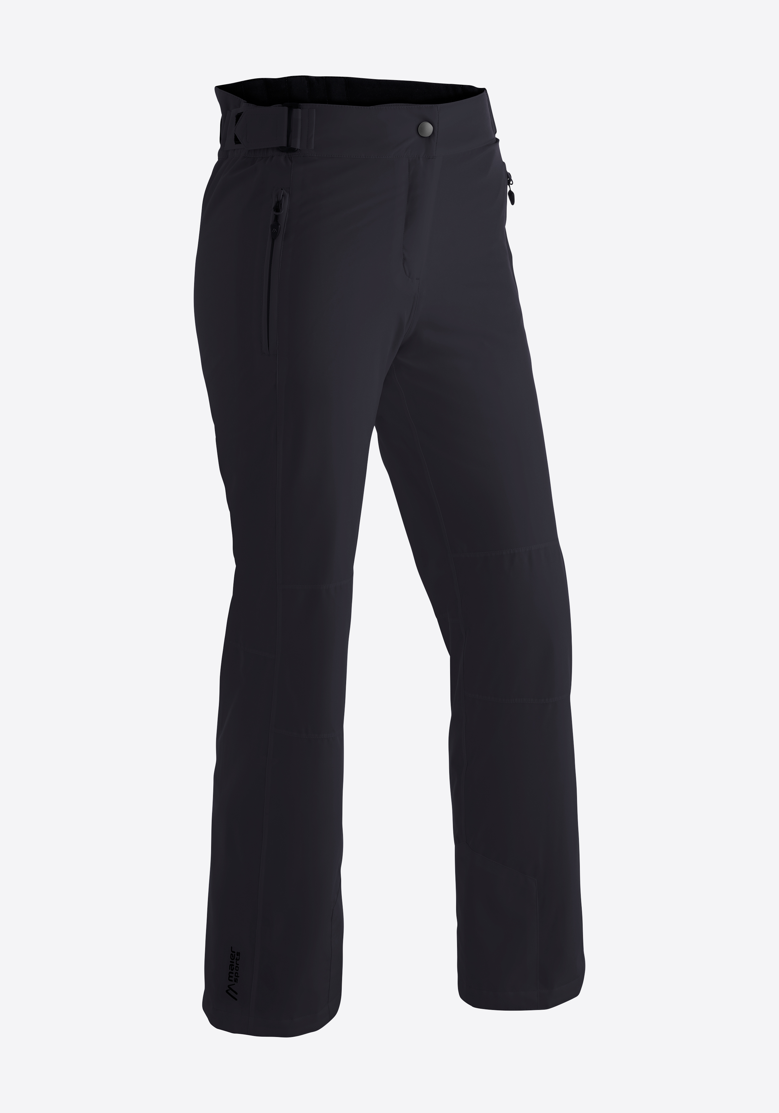 Bekleidung, Hosen, Jeans, Hose, Softshell, Schwarz, Reißverschluss, Kniebereich