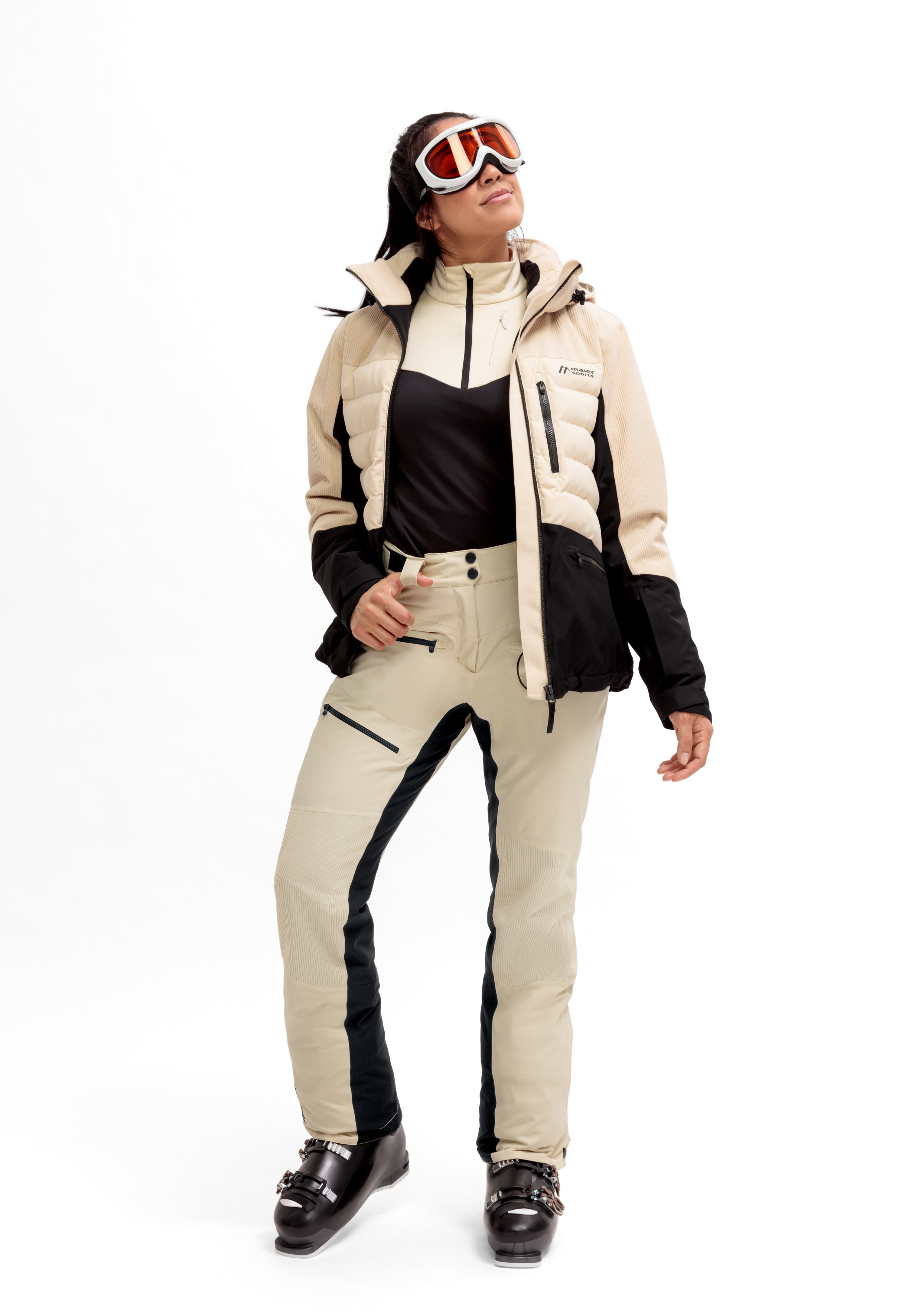 Whiteglam Pants W Mantel, Langarm, Jacke, Hosen, Kostüm, Mantel, Langarm, Jacke, Hosen, Kostüm