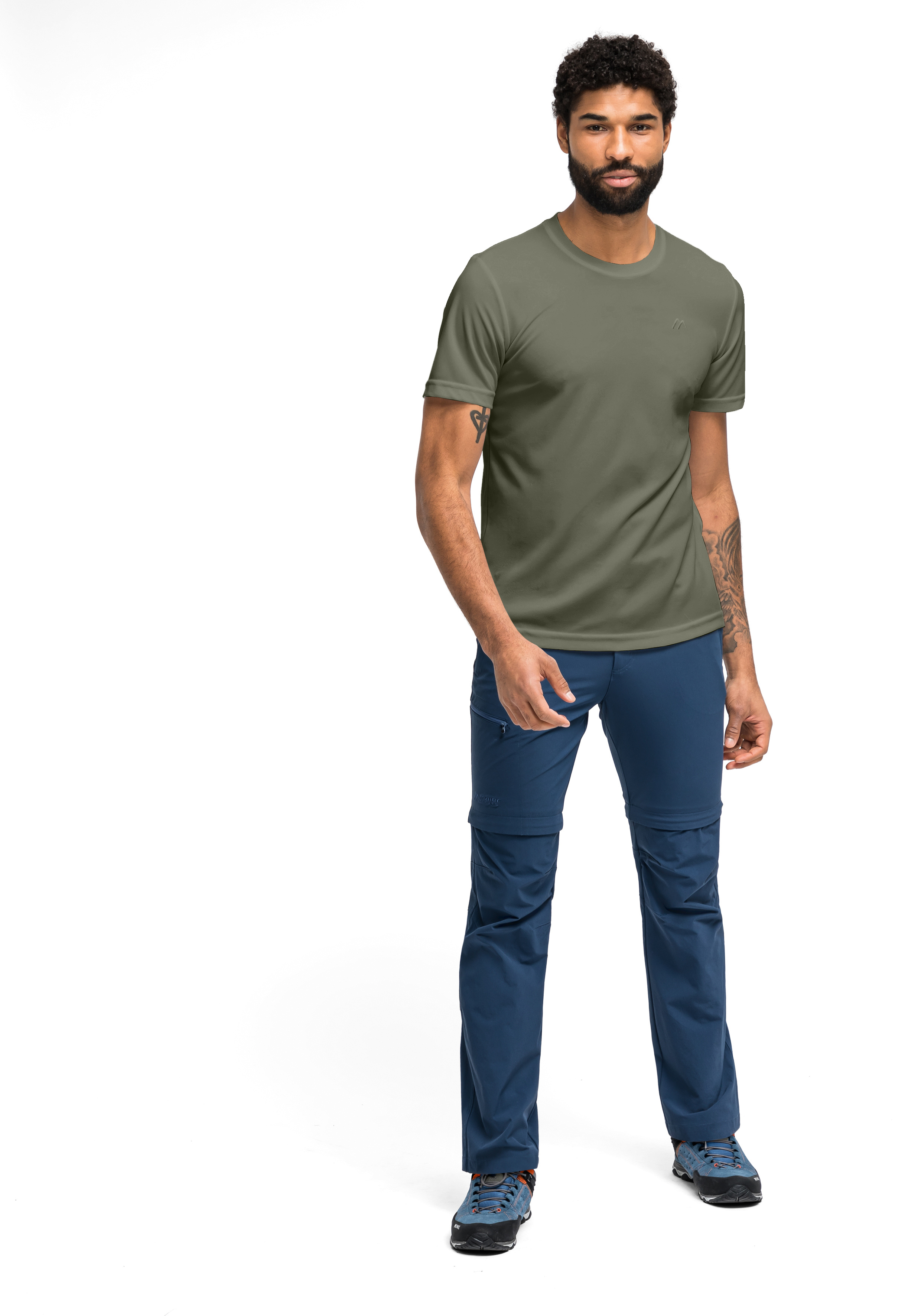 T-Shirt, Kurzarm, Olivegrün, Rundhals, Unisex, T-Shirt, Olive, Kurzarm, Rundhals, Mannenkleidung