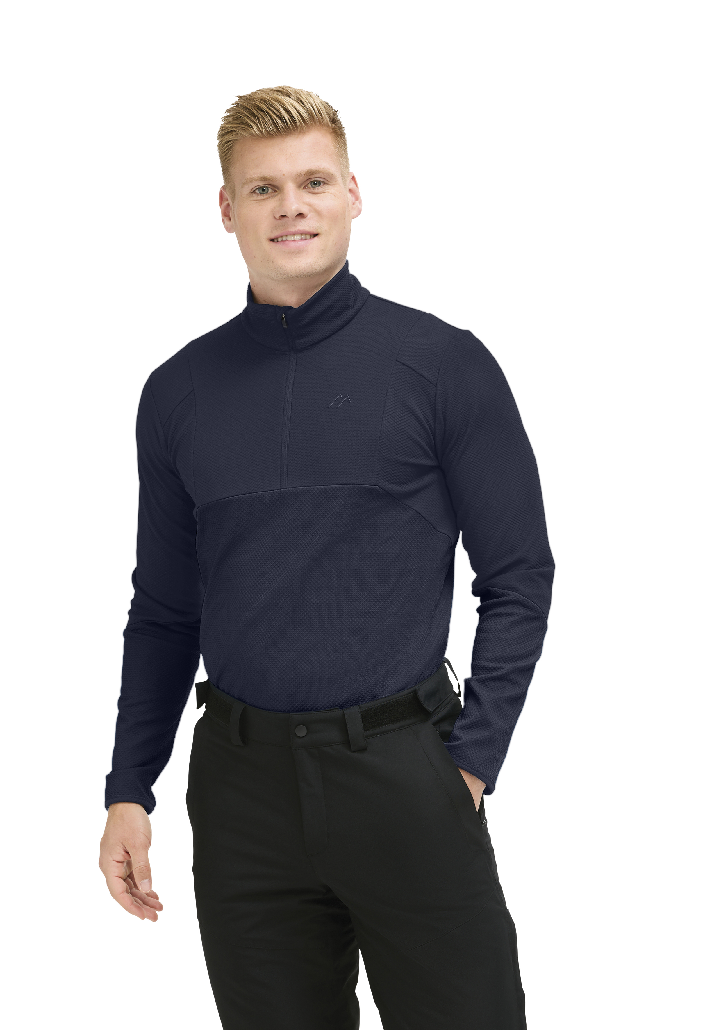 Hoodie, Lange Ärmel, Hemdblusenkraft, Navy, Fleece