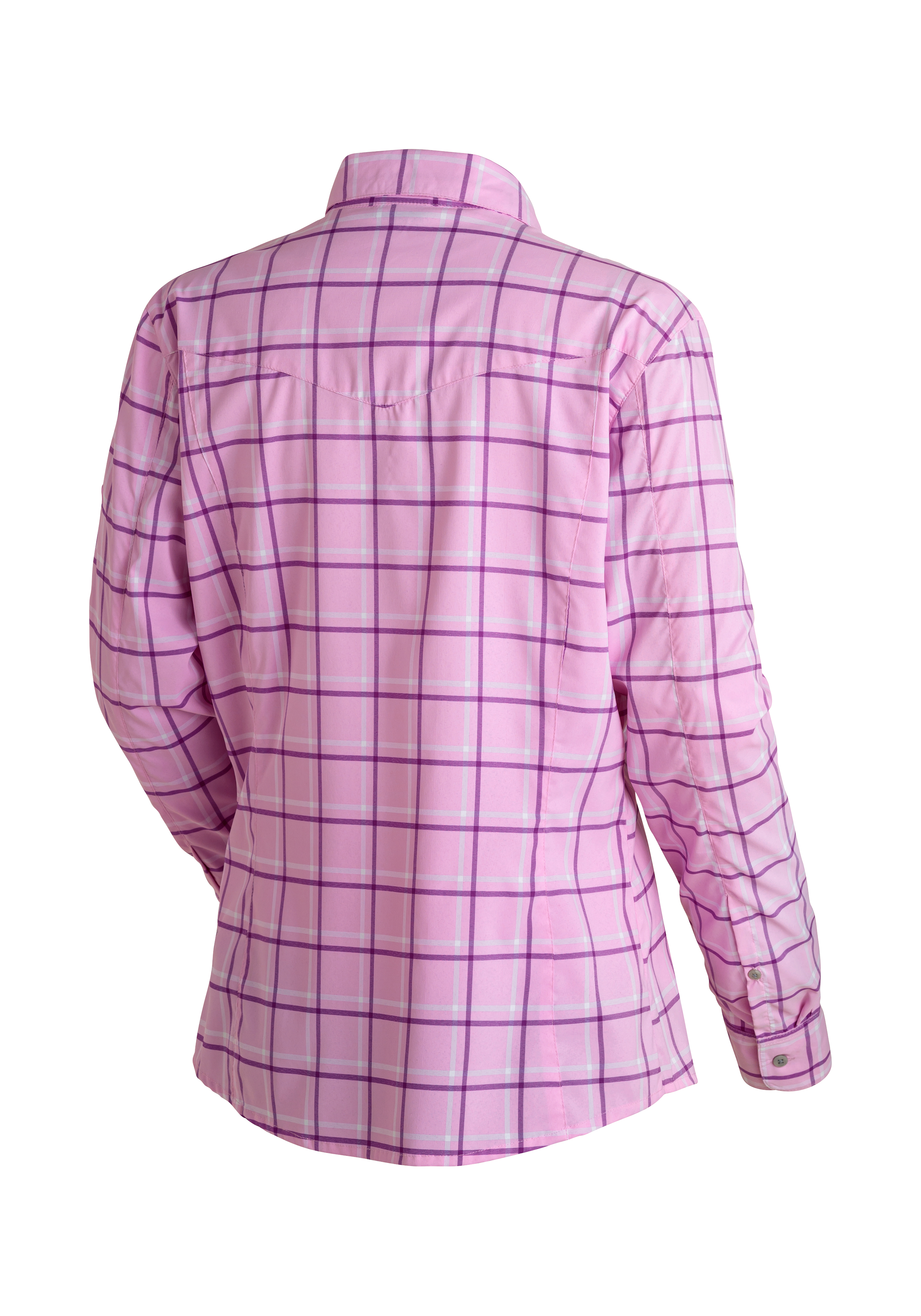 hem shirt, plaids, pink, long sleeve, collared