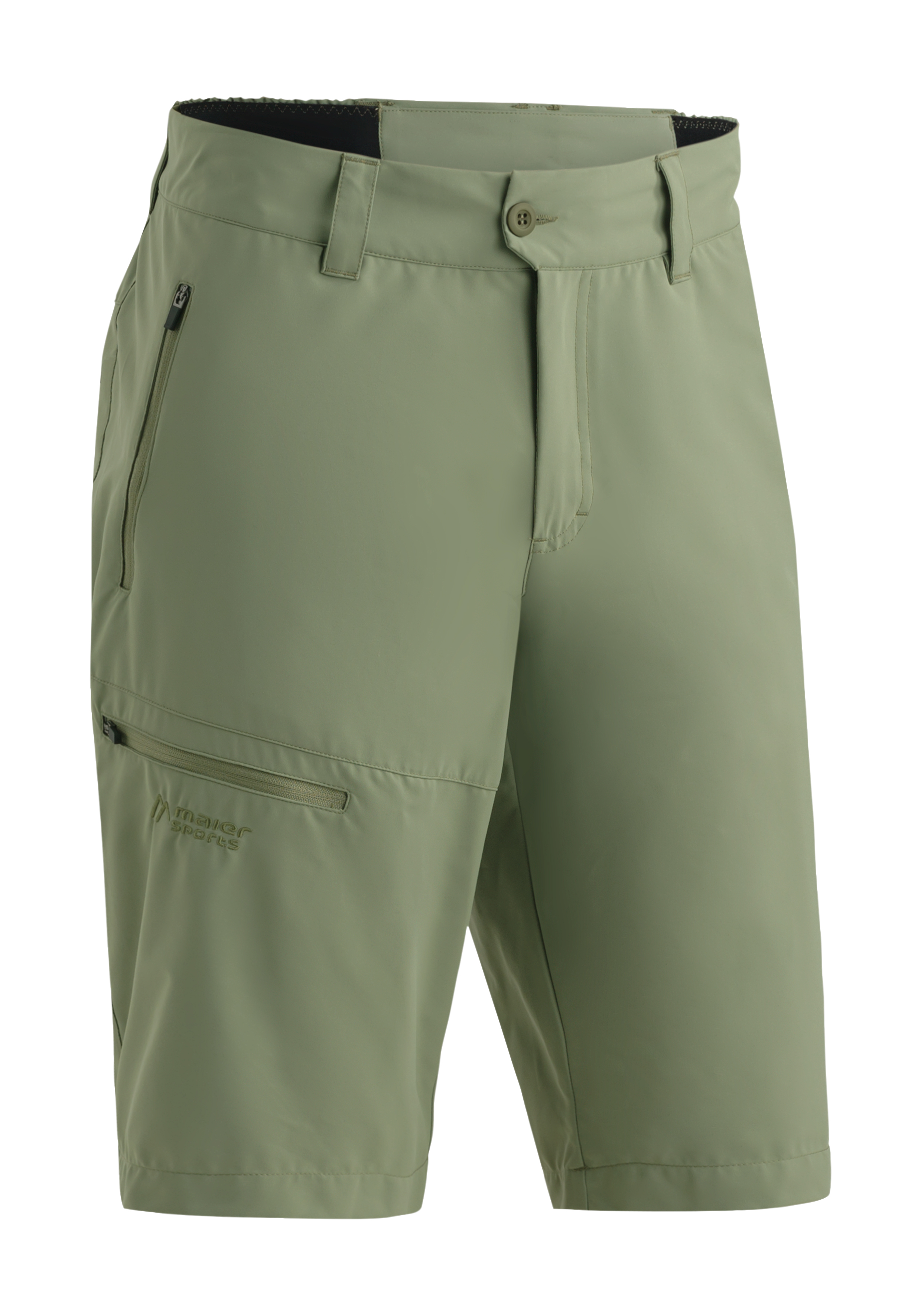 Bekleidung, Kurze Hosen, Khaki, shorts, military green, cargo, zipper pocket, elastic waistband