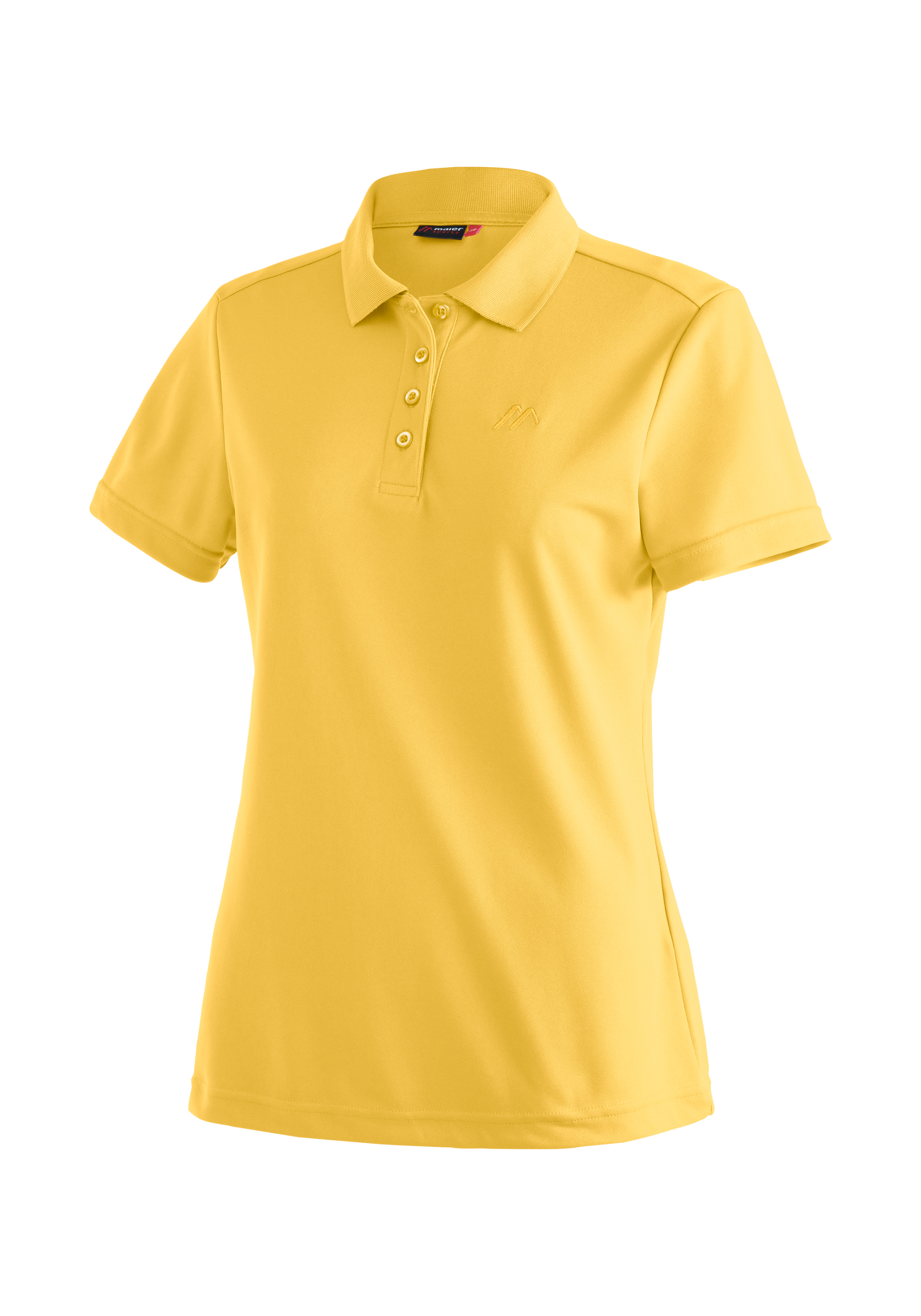 Ulrike Bekleidung, T-shirt, Hemd, Bluse, polo, polo shirt, kurzarm, gelb, baumwolle, Polohemd, Poloshirt, Kurzärmlig, Baumwolle, Gelb
