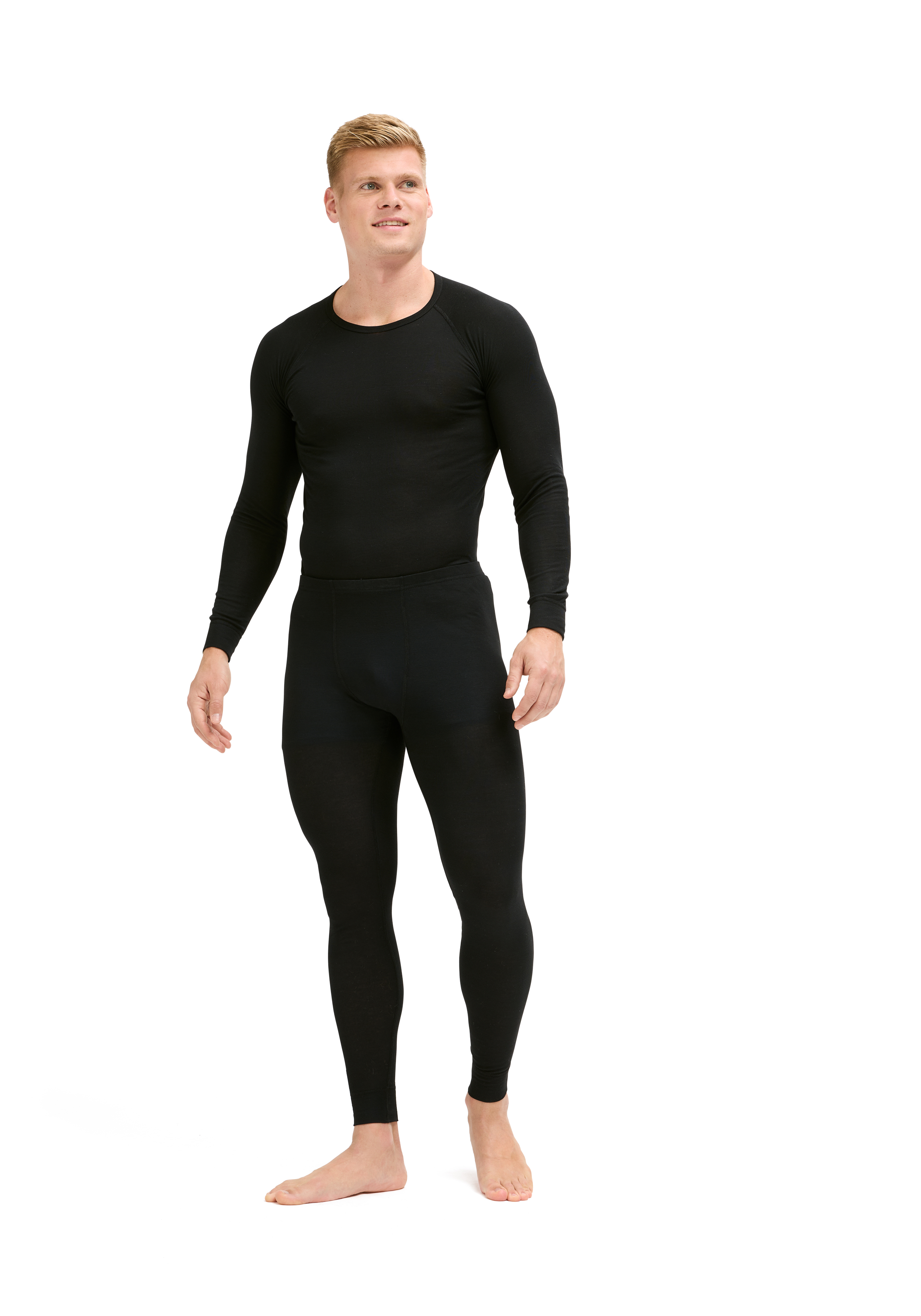 Adrian Bekleidung, Langarm, Ärmel, Person, Elastan, Langarm, Ärmel, Person, Elastan, Gesicht, Langarmshirt, Thermounterwäsche, Schwarz, Hose, Base Layer