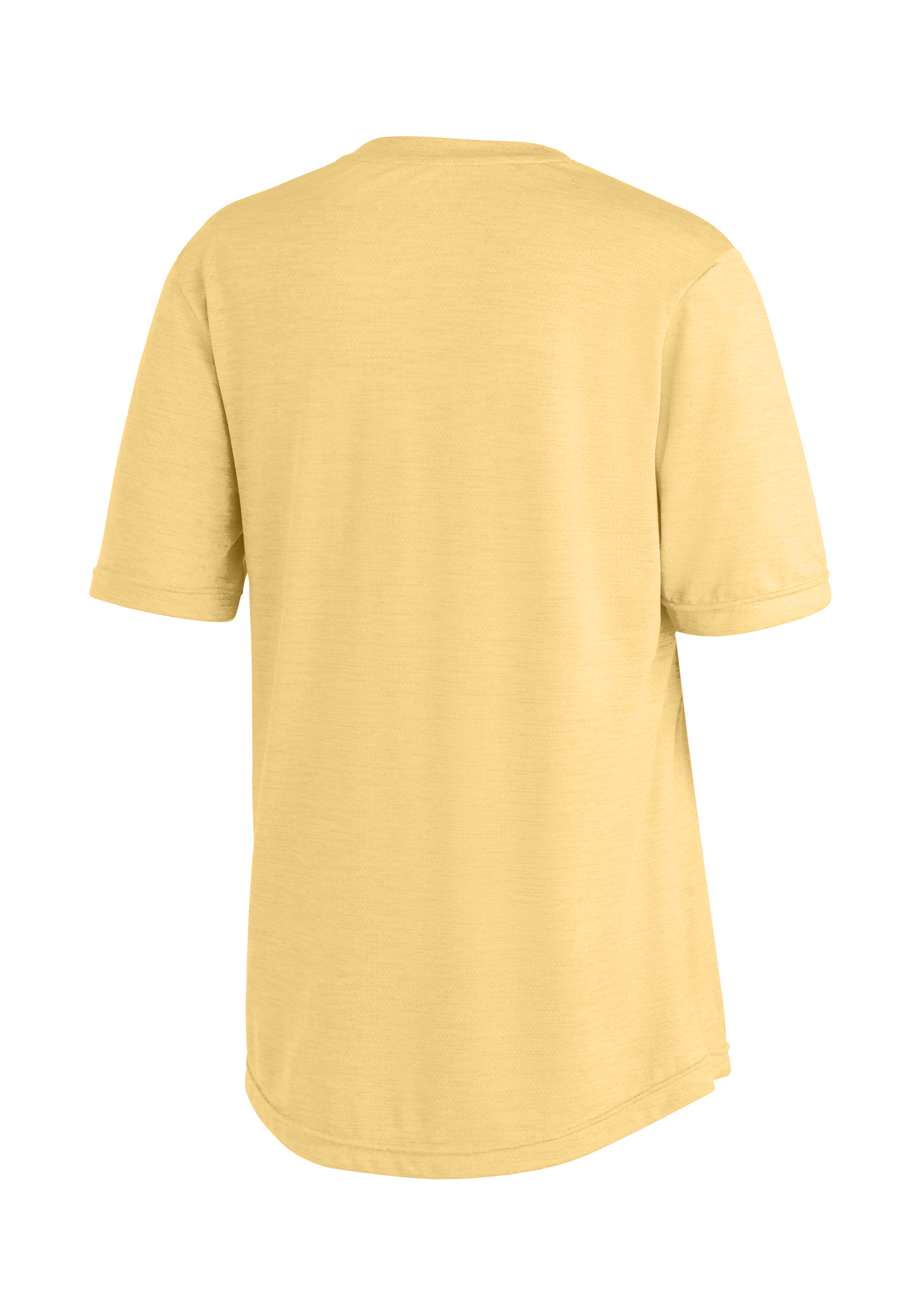 T-Shirt, kurzarm, beige, Rundhalsausschnitt, Rückseite