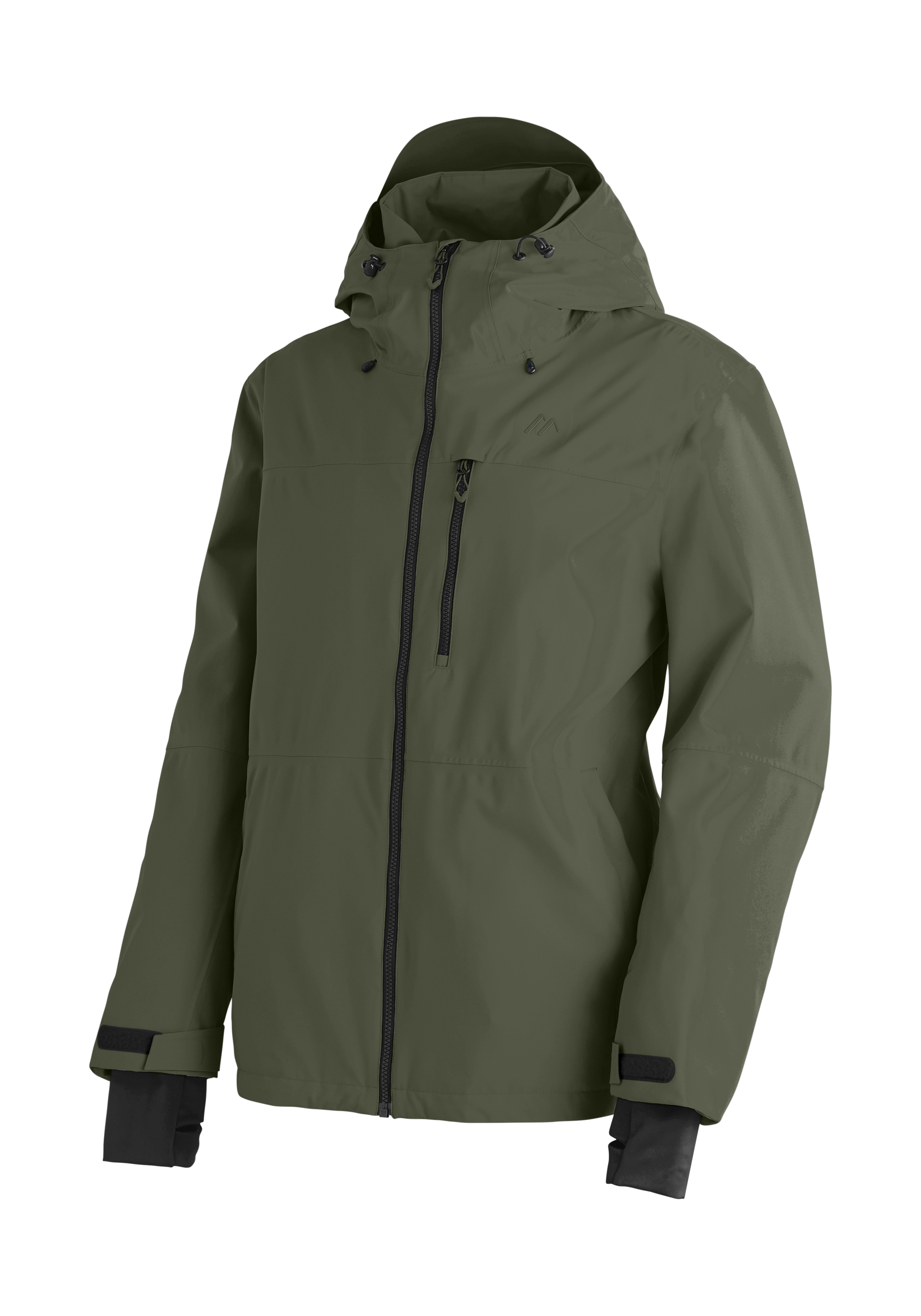 Pleso anorak, jacke, reissverschluss, kapuze, grün