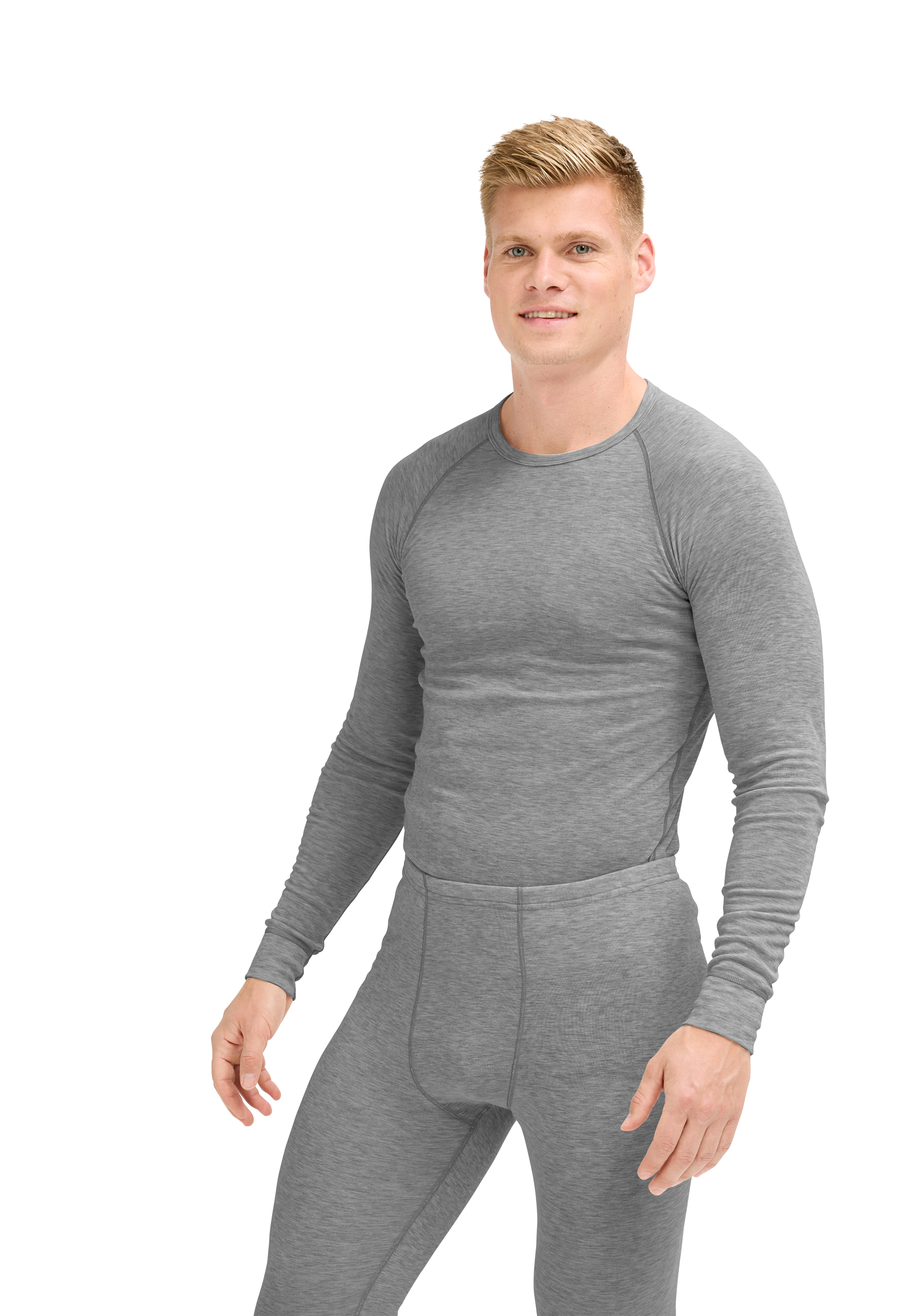 Adrian Bekleidung, Langarm, Ärmel, Person, Hosen, Langarm, Ärmel, Person, Hosen, Gesicht, Langarmshirt, Thermisch, GrundlageSchicht, Grau, Figurbetont