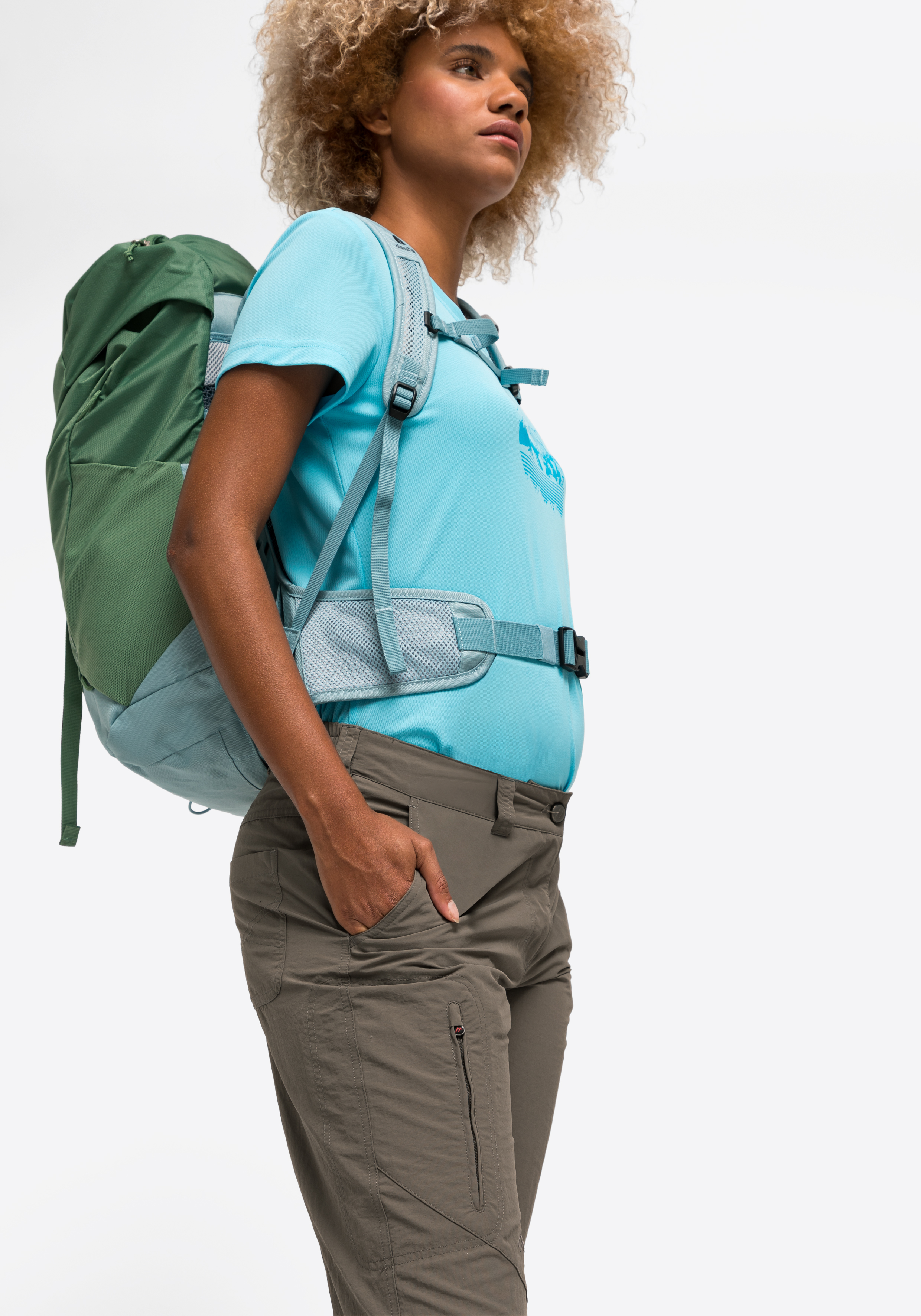 Tasche, Rucksack, Person