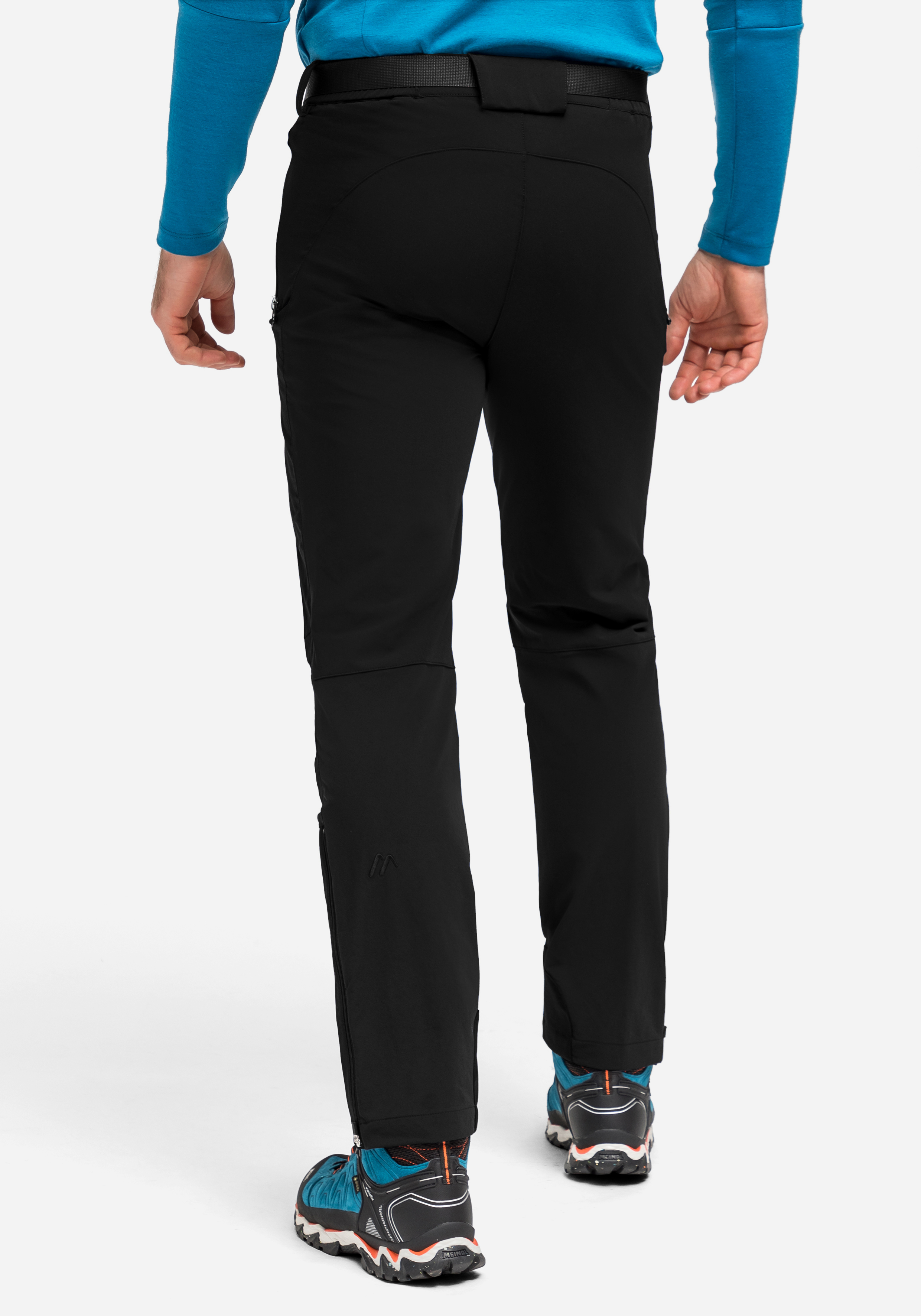 Bekleidung, Hosen, Schuh, Person, Jeans, hose, softshell, schwarz, trekking, rückseite