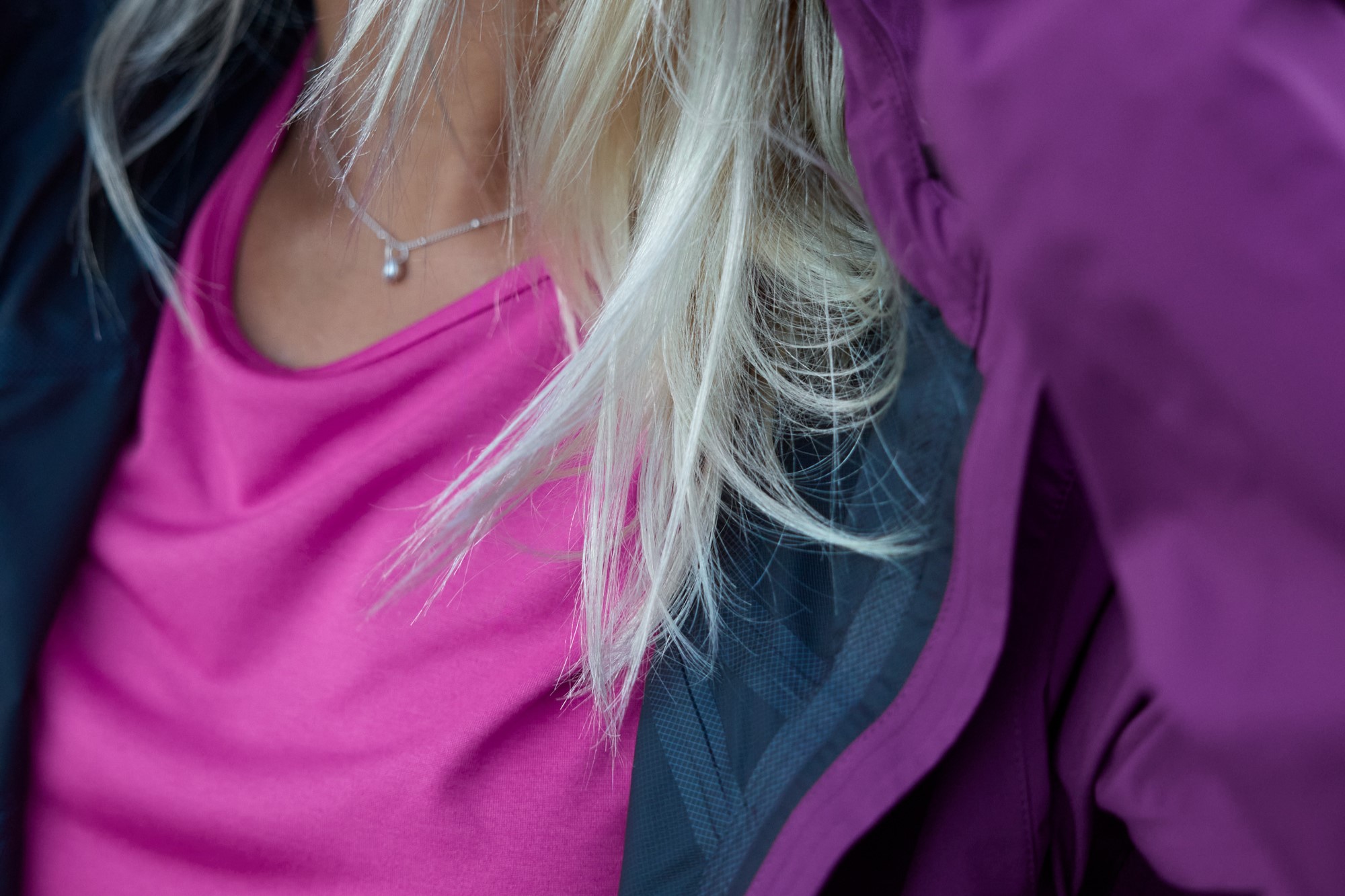 Mantel, Jacke, Zubehör, Halskette, Person