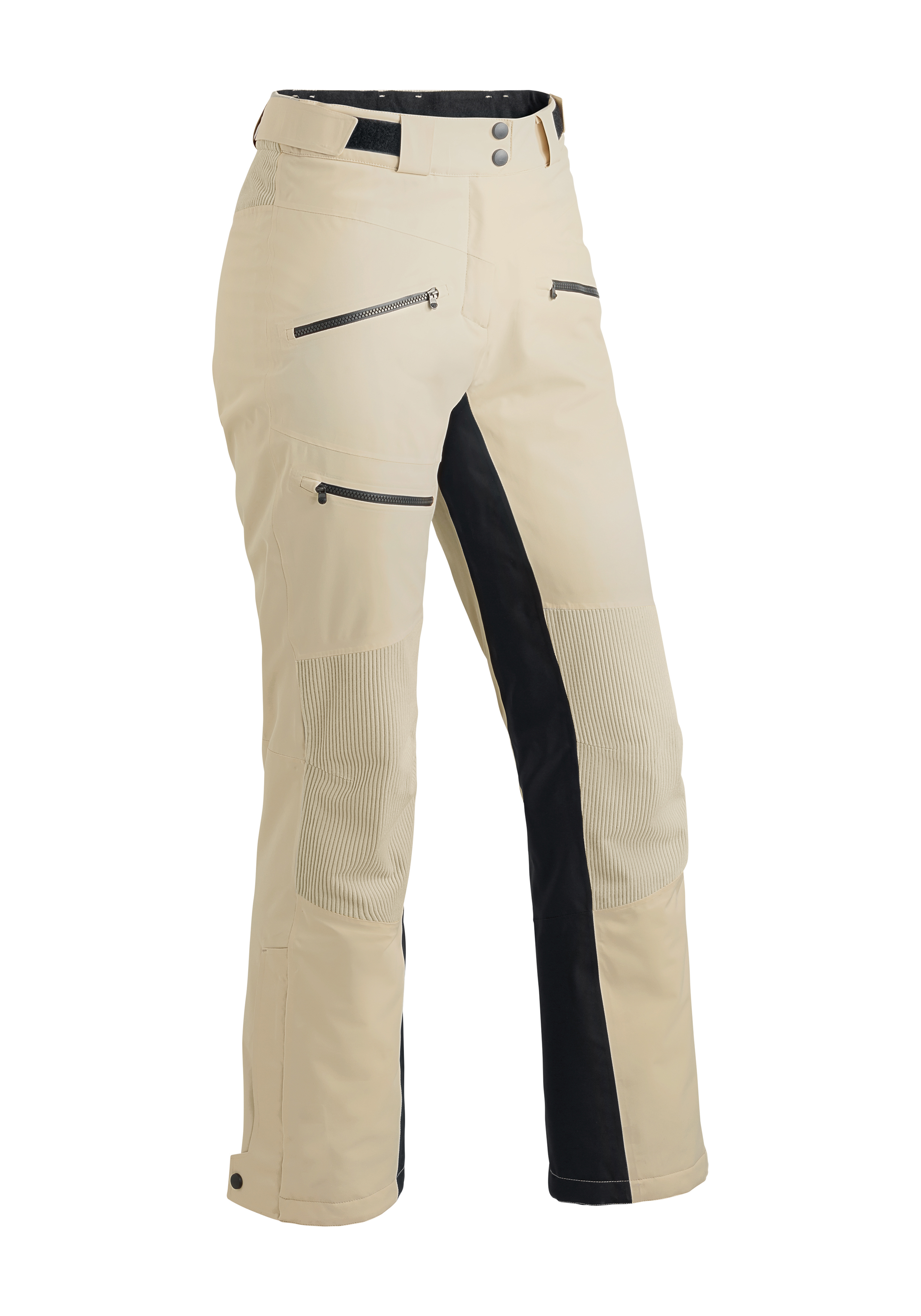 Whiteglam Pants W Bekleidung, Hosen, Bekleidung, Hosen, Hose, Outdoor, Beige, Reißverschluss-Taschen, Kniefach