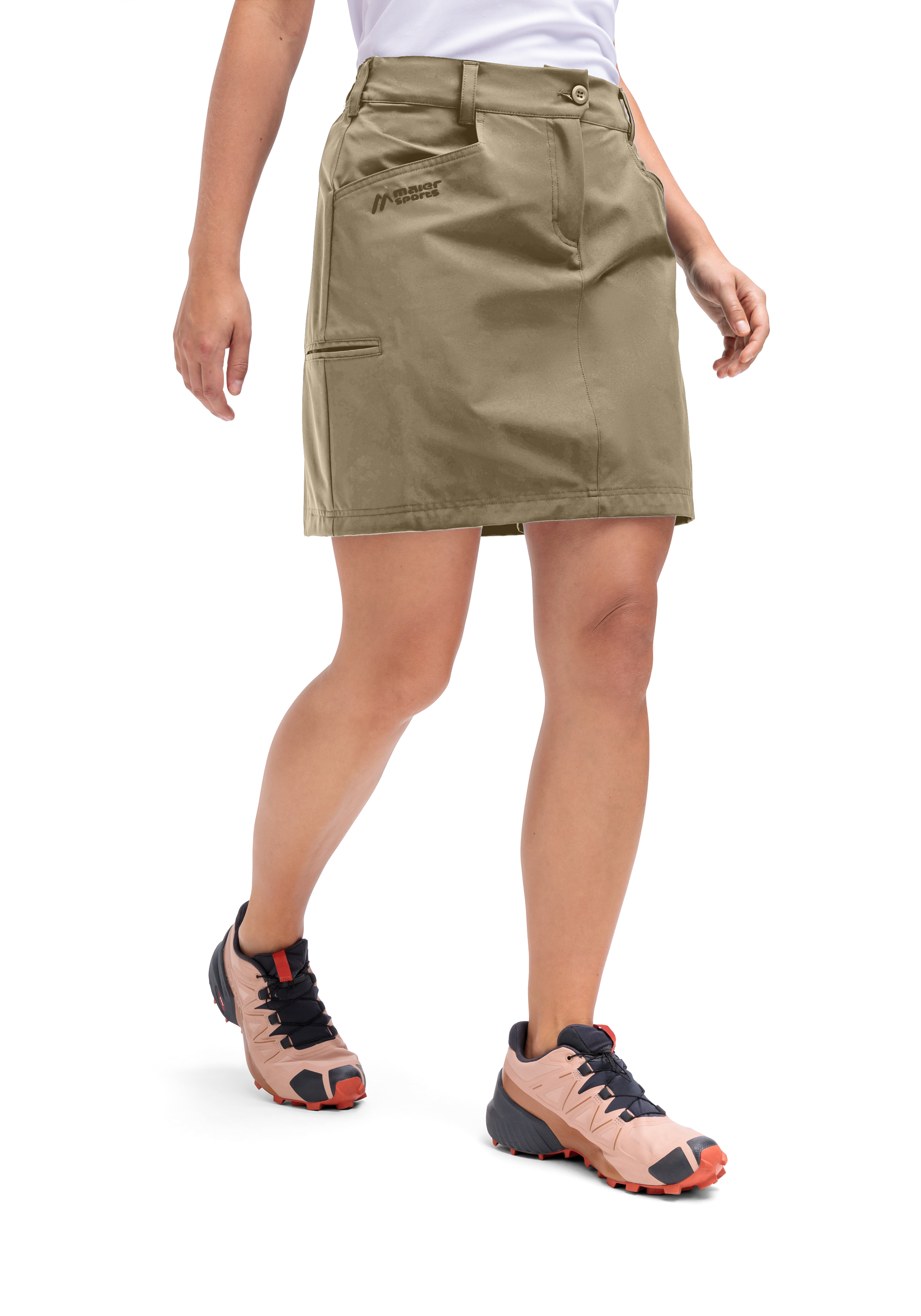 Rock, Kniebund, Khaki, Taschen, Sportsklima