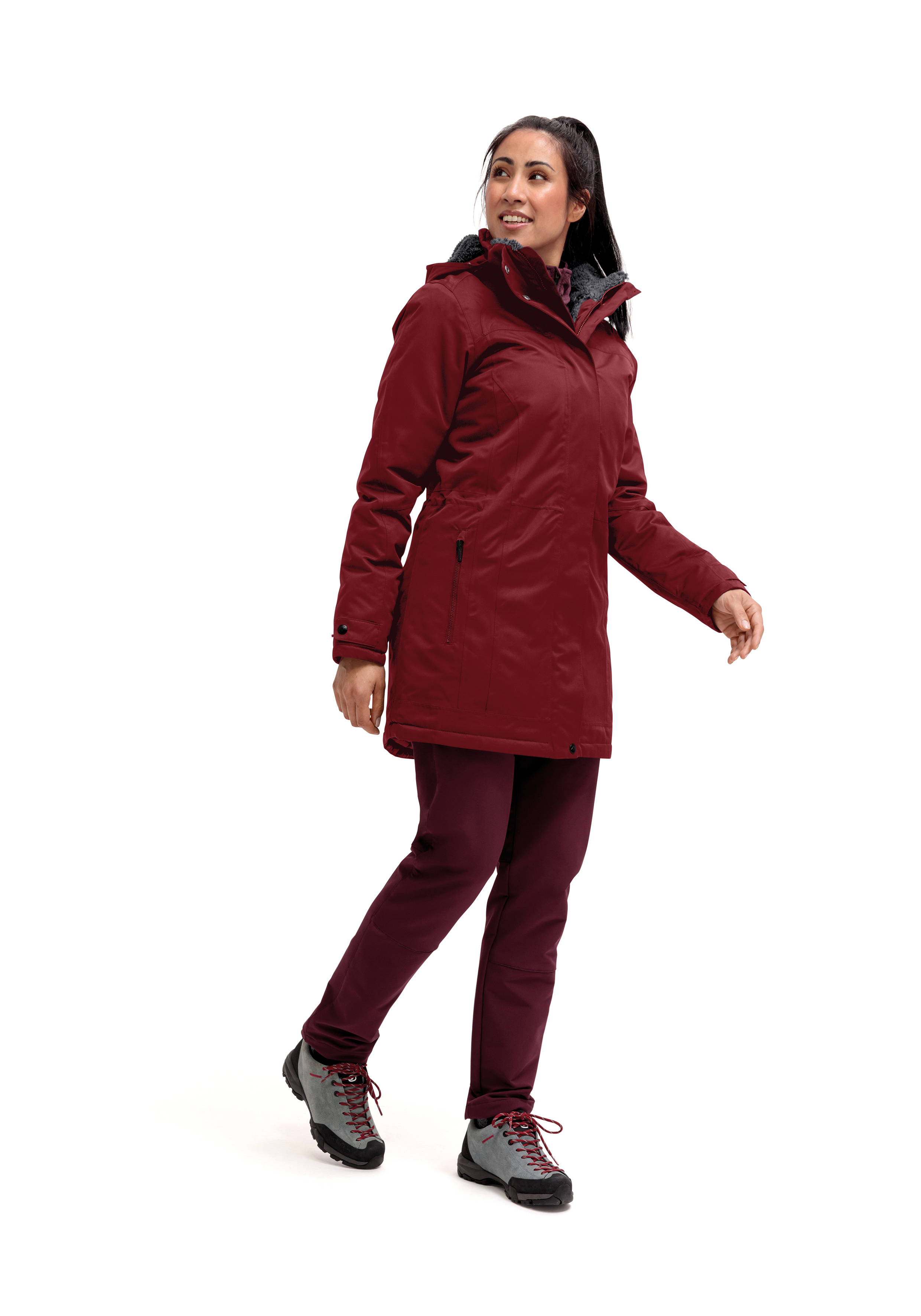 Lisa 2.1 Bekleidung, Mantel, Jacke, Person, Langarm, Mantel, Jacke, Person, Schuh, Langer Ärmel, Regenjacke, Mantel, Wandern, Parka, Rot