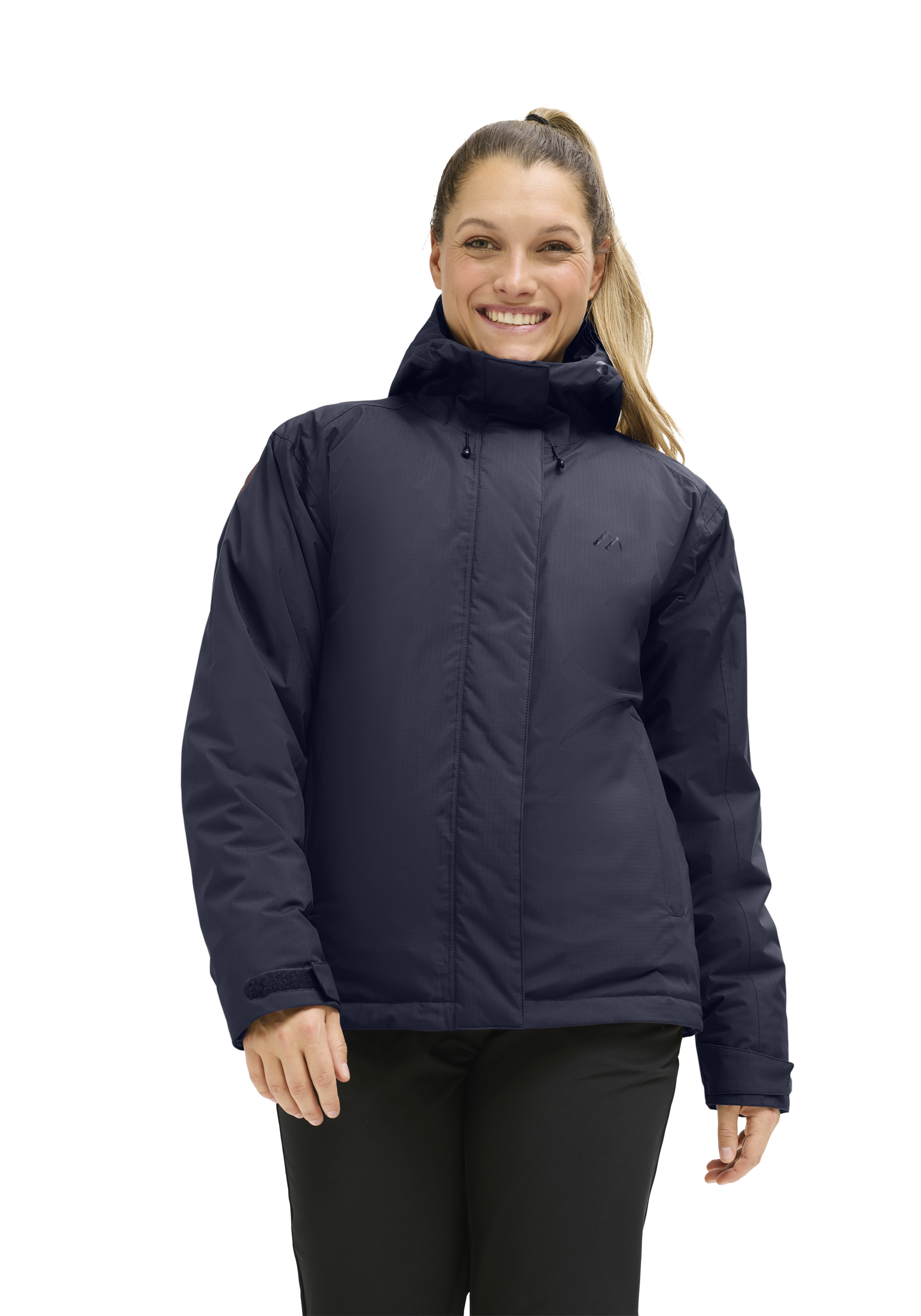 jacke, damen, dunkelblau, windjacke, reissverschluss