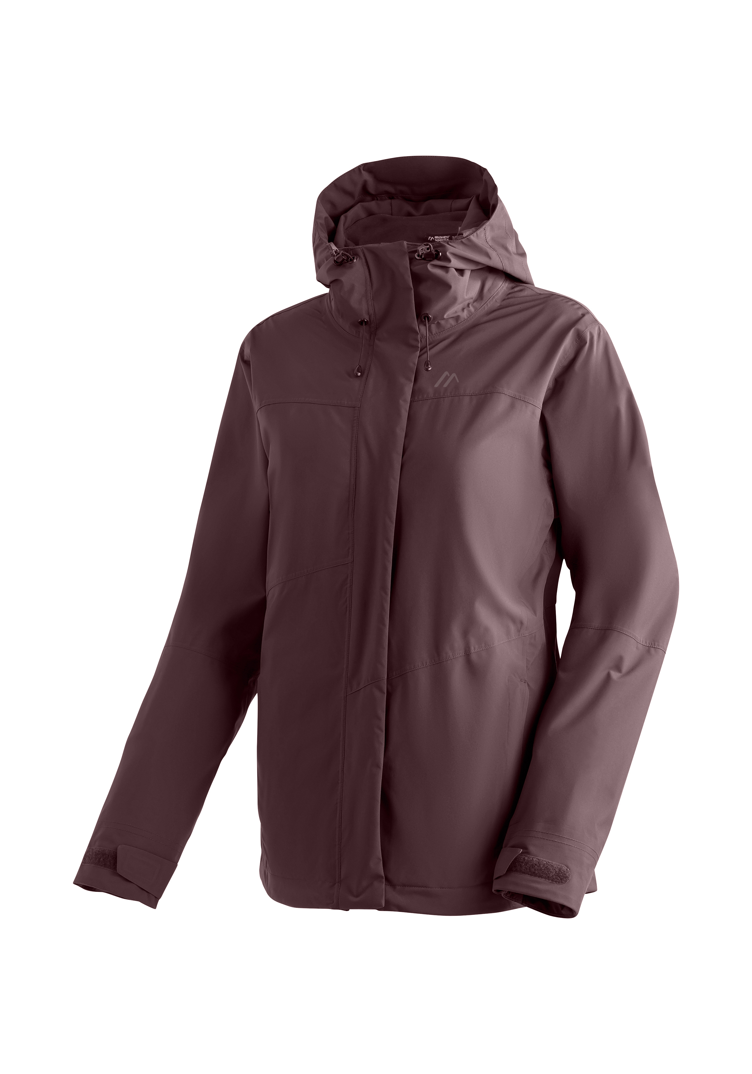 Regenjacke, Herrenjacke, Hardshell, Kapuze, Frontend-Reißverschluss