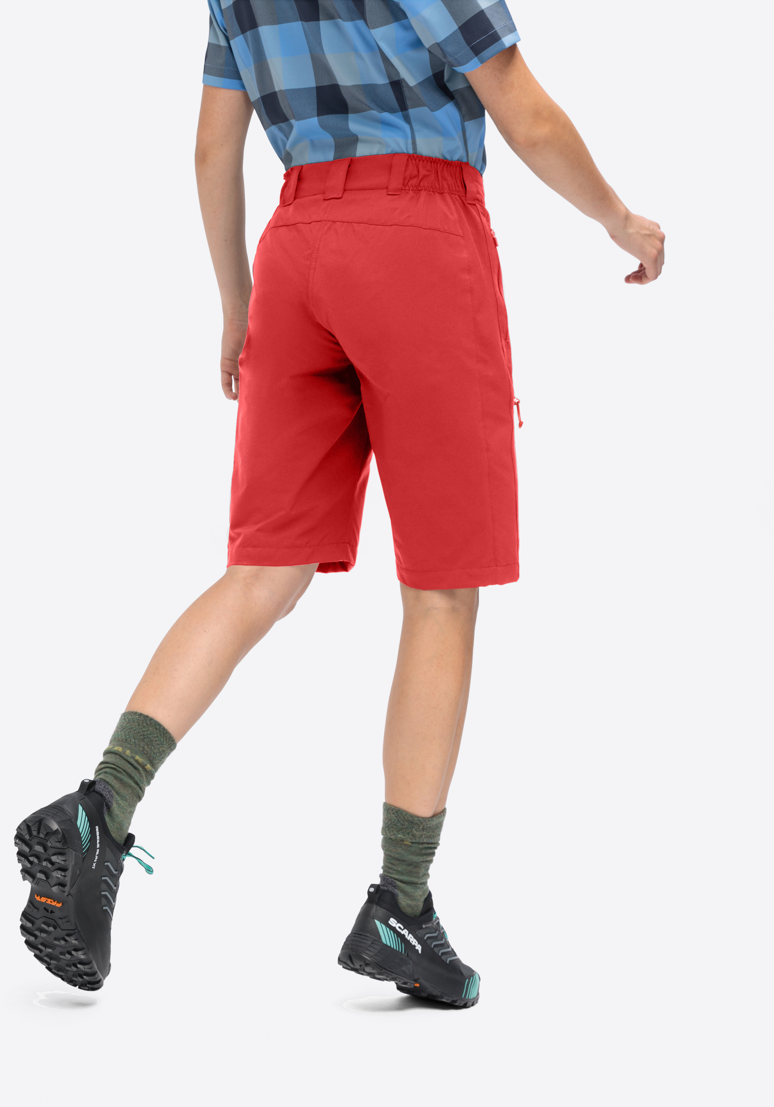 Lulaka Bermuda LP Bekleidung, Kurze Hosen, Schuh, Person, Turnschuh, Kurze Hose, rote Shorts, Kinderhose, Cargo-Hose, Elastischer Bund