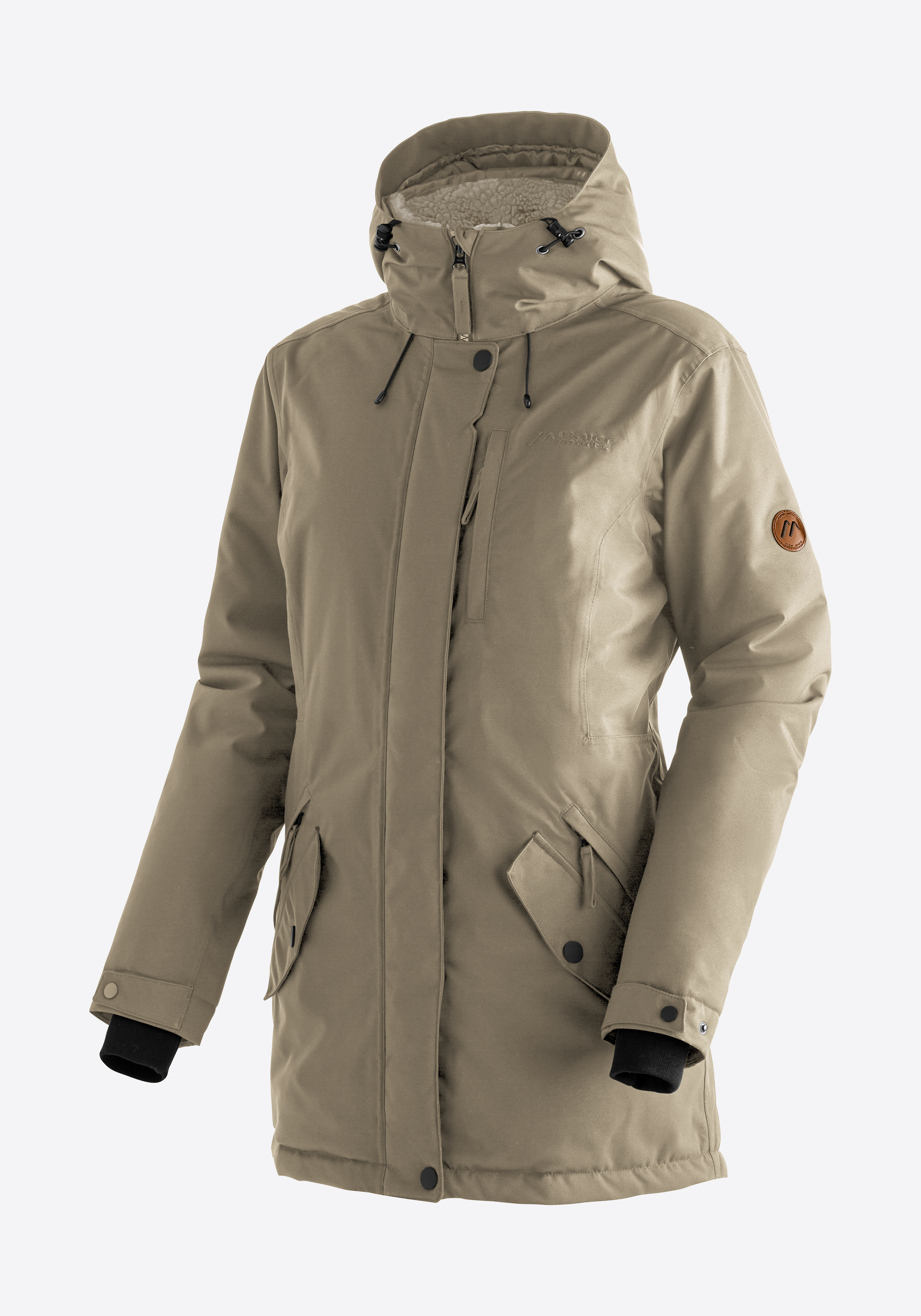KATRINE Bekleidung, Mantel, Jacke, jacke, mantel, parka, khaki, kapuzenfassung