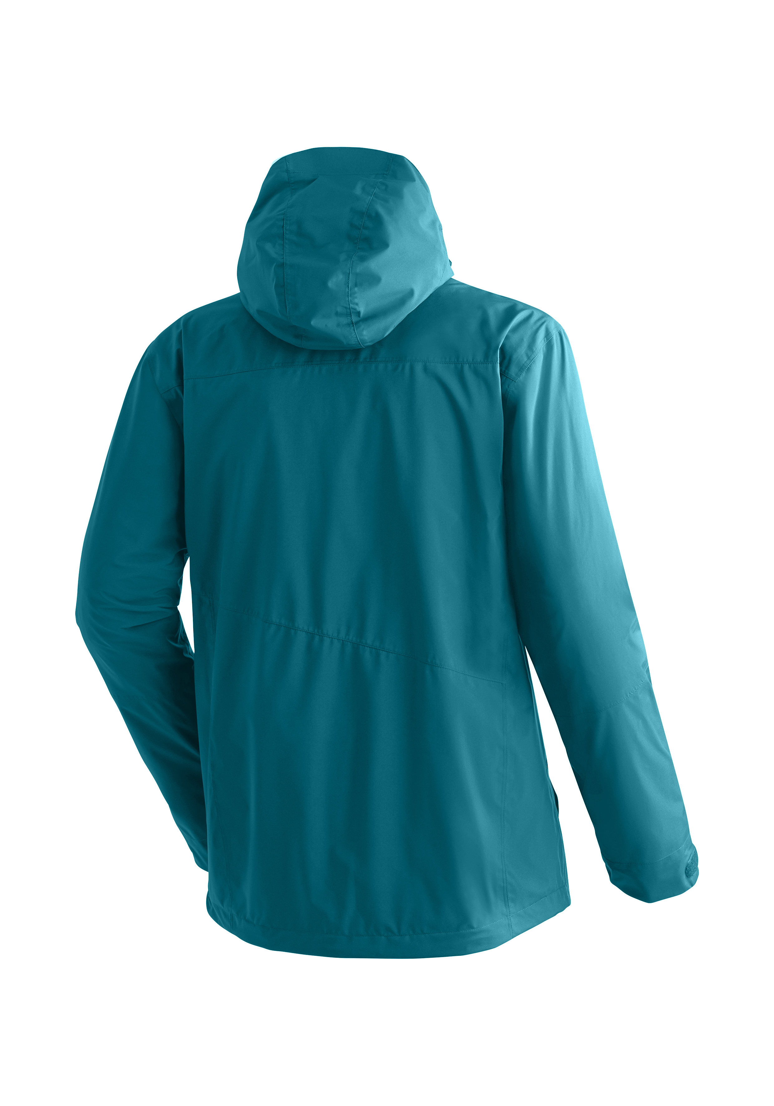 Hoodie, Herrenjacke, Regenjacke, Teal, Kapuze
