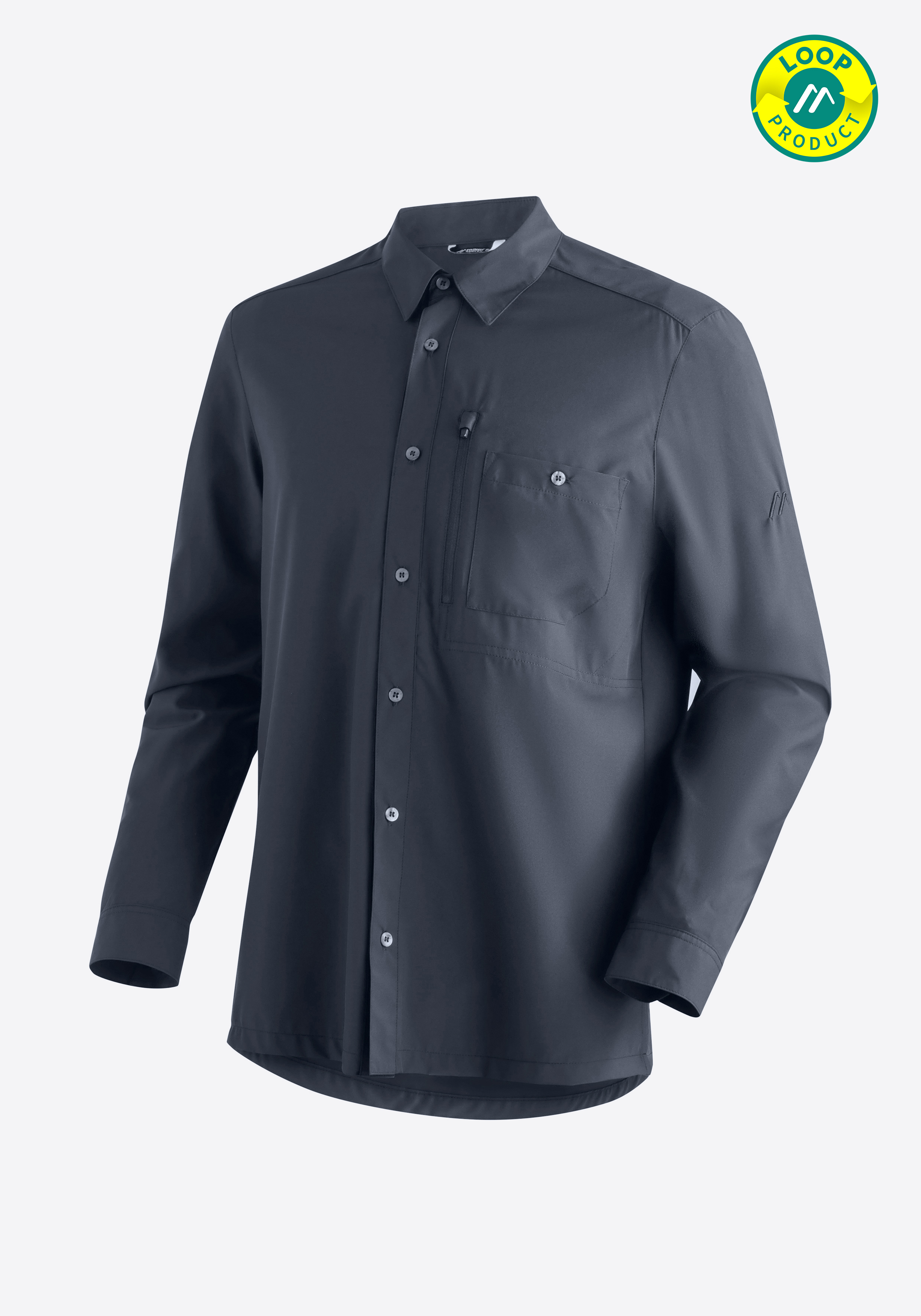 Magos L/S M Hemd, Langarm, Ärmel, Kleid, Hemd, Mantel