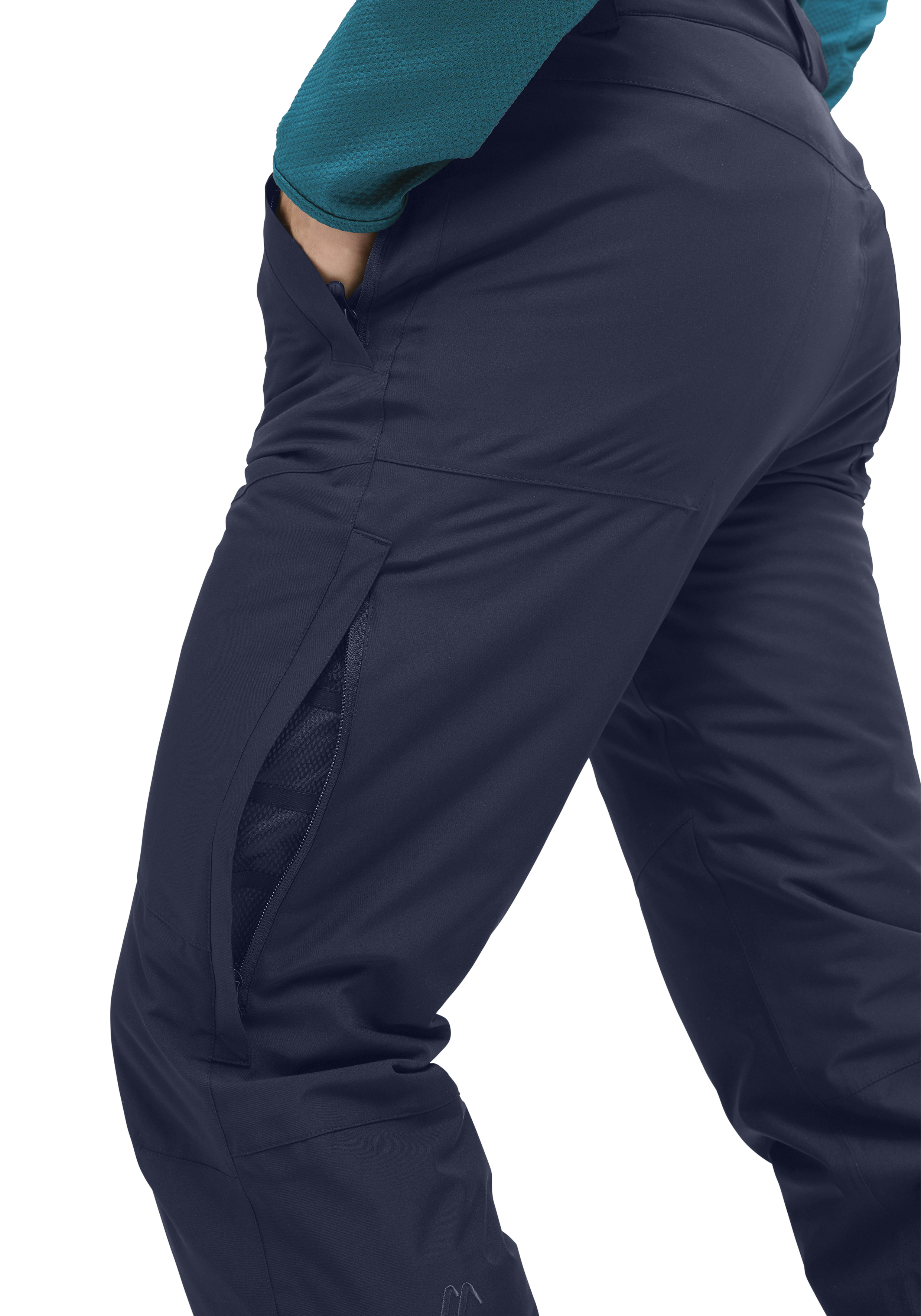 Hose, Outdoor, Nylon, Reißverschluss-Tasche, Beinreißverschluss