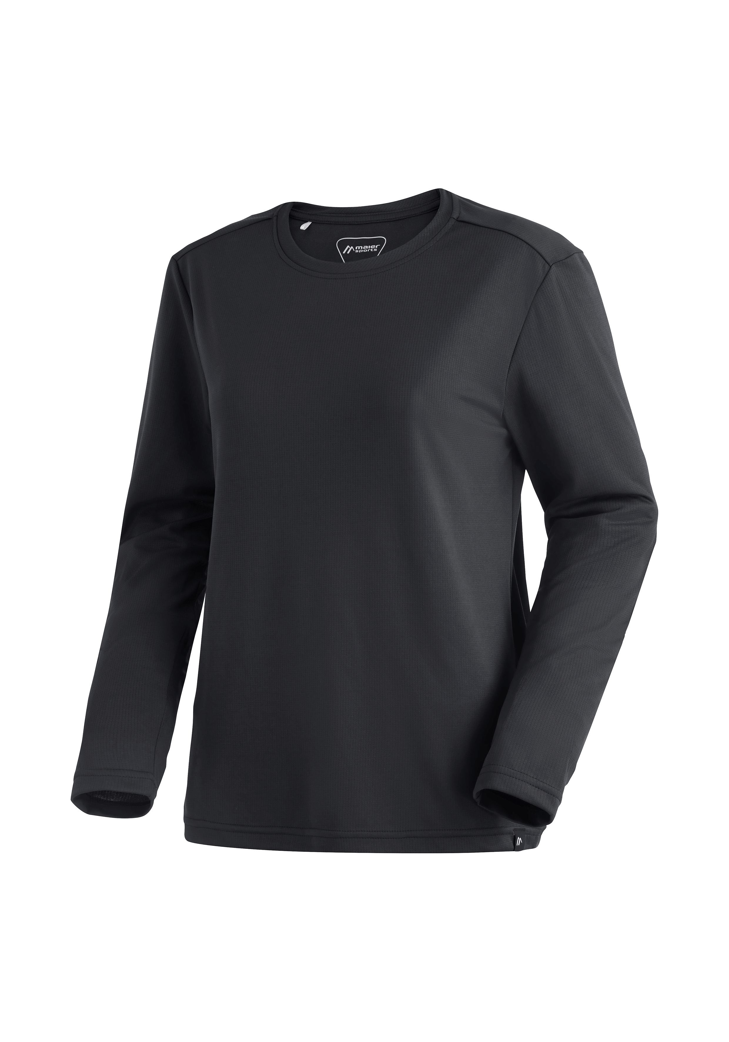 Bekleidung, Langarm, Ärmel, Mantel, Langarmshirt, schwarz, Rippmaterial, Grundshirt, unisex