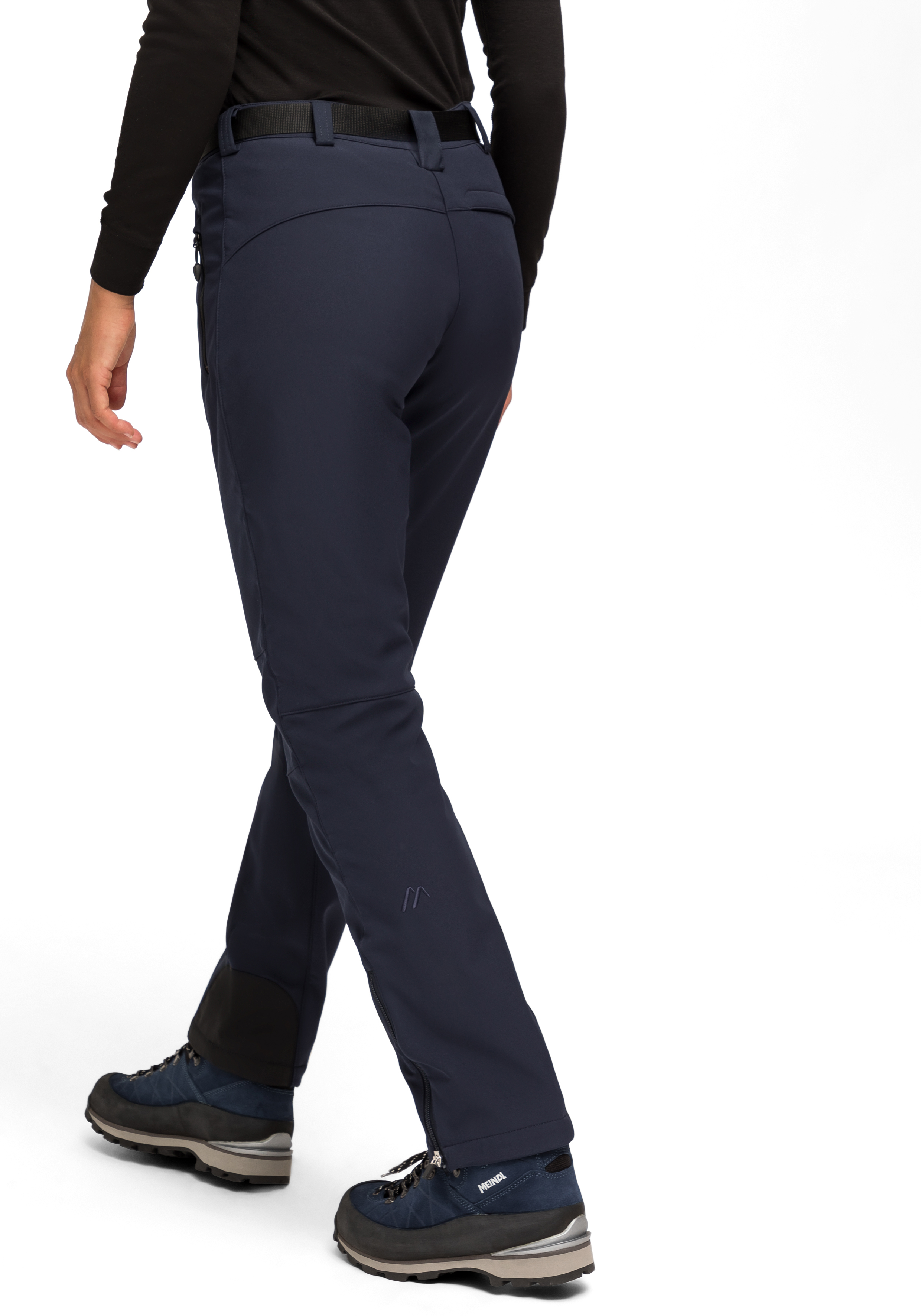 Tech Pants W Hose, Hose mit Gürtel, Outdoorhose, Navy, Navyfarbene Hose