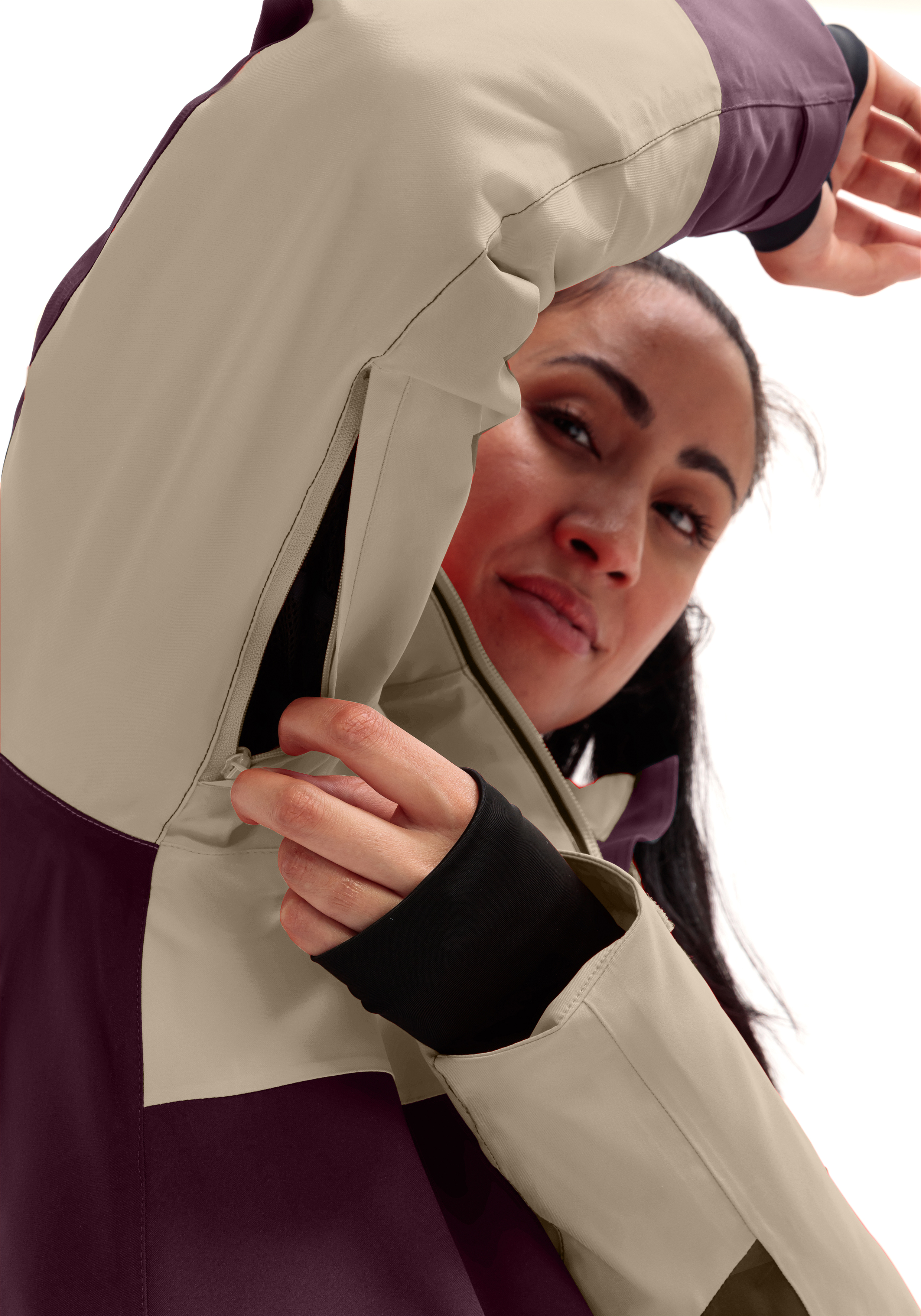 Glacierguard W Finger, Hand, Person, Langarm, Mantel, Finger, Hand, Person, Langarm, Mantel