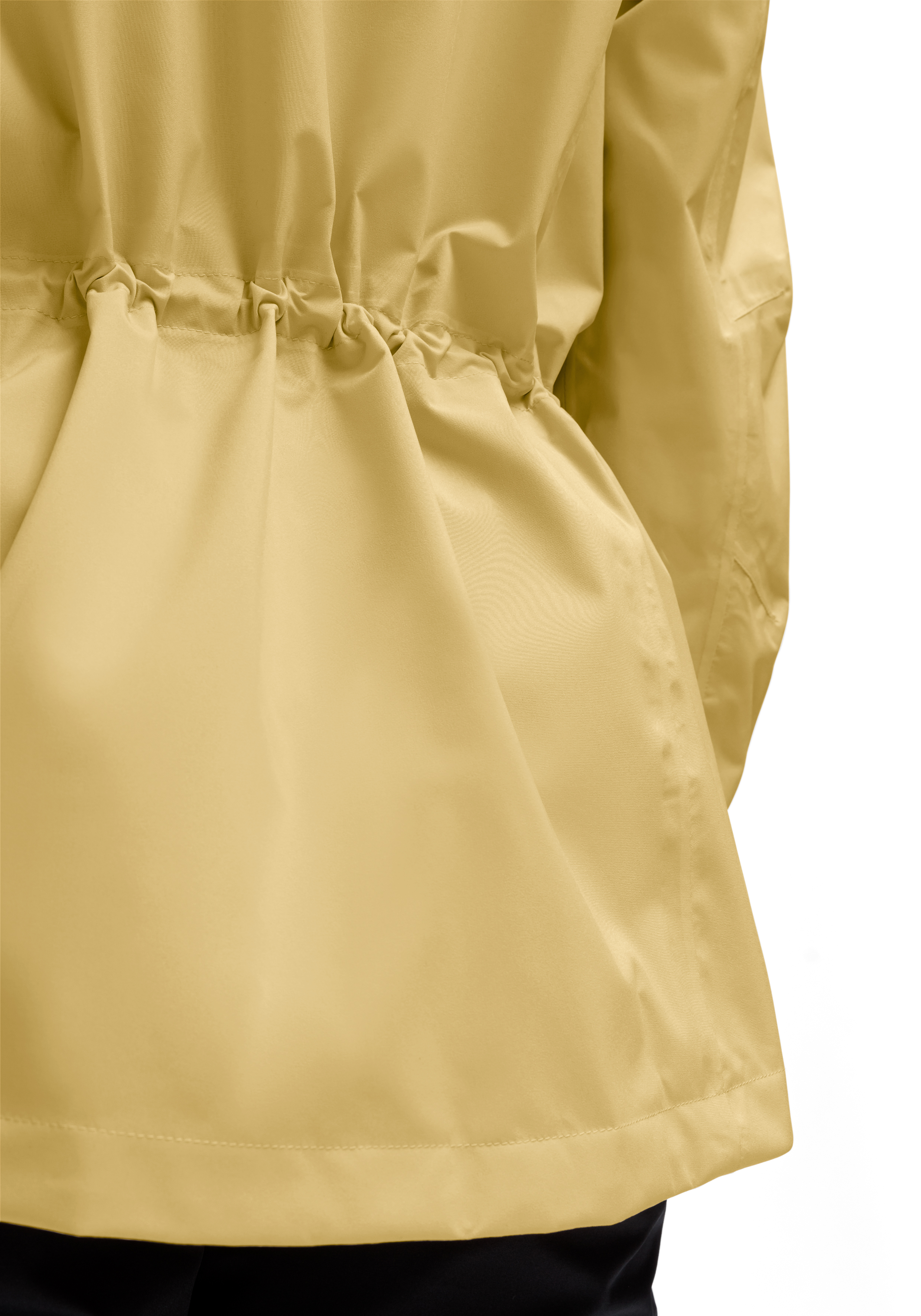 jacke, rückseite, einfassung/kordel, beige, geschnürte_taille