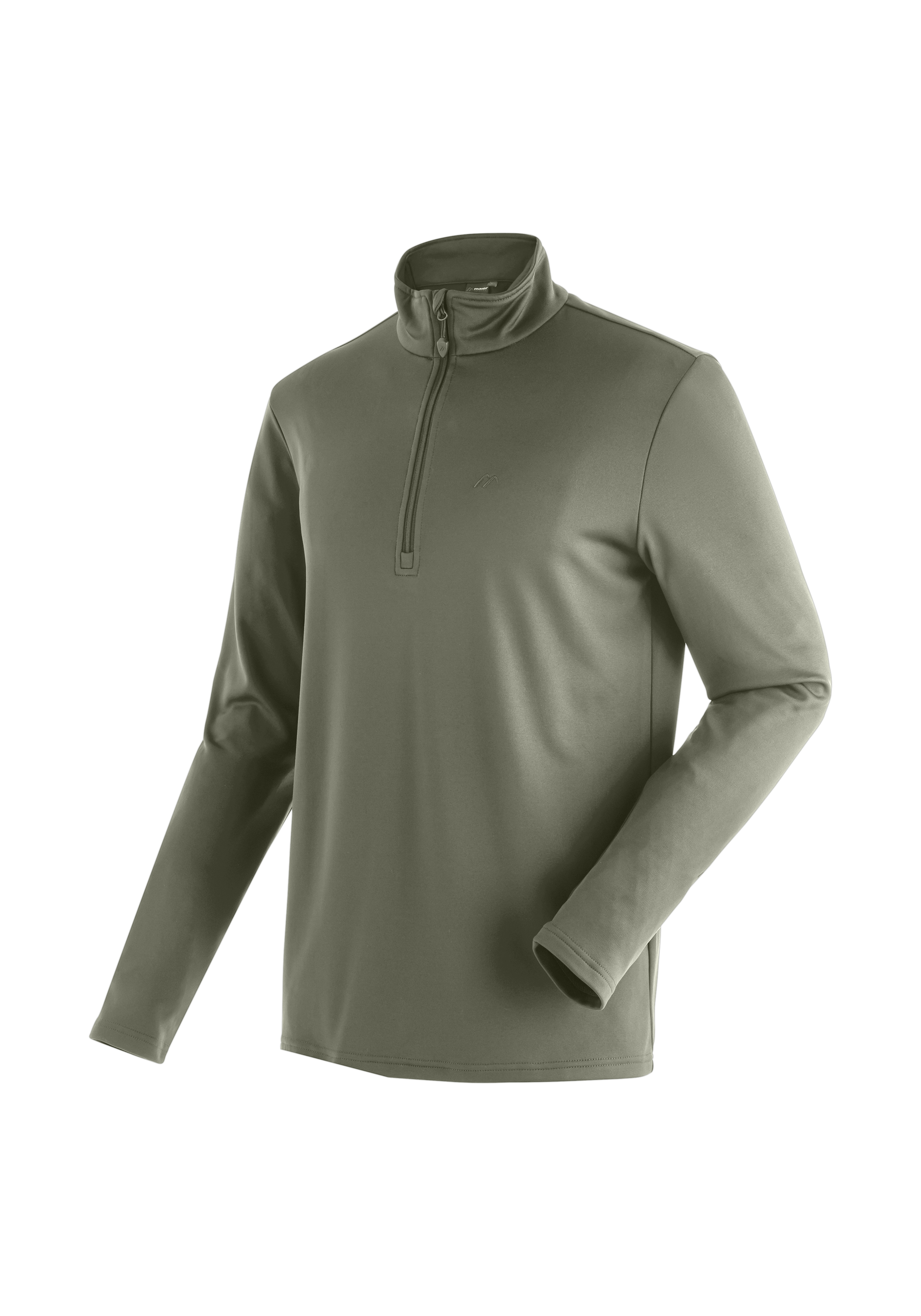 Pullover, Langarmshirt, Zip-Pullover, Kragen mit Reißverschluss, Kühlner Stoff?