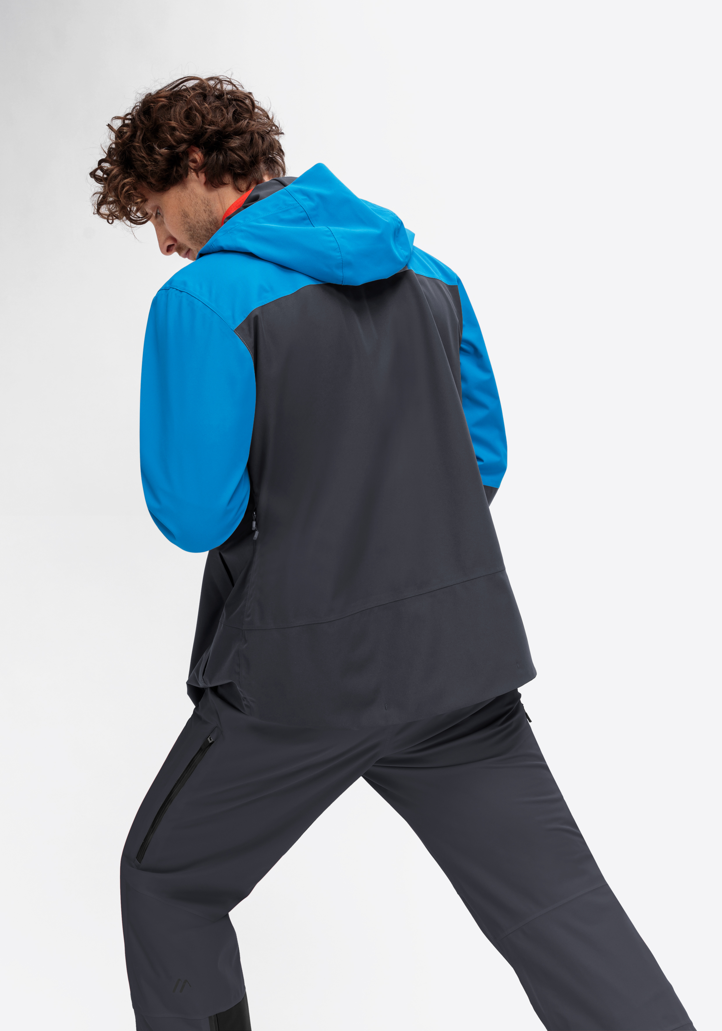 Weste, Mantel, Kapuze, Mann, Person