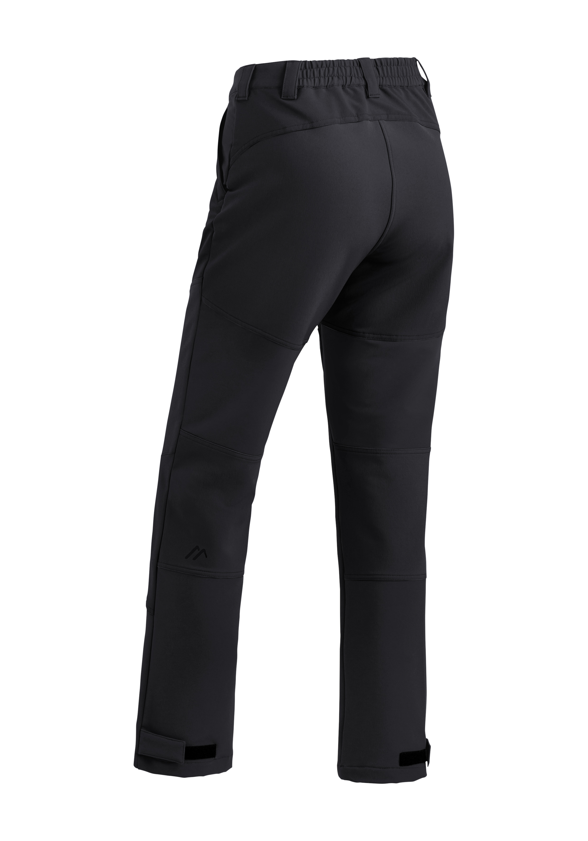 Hose, Schwarz, Outdoor, Stretch, Knöchelband