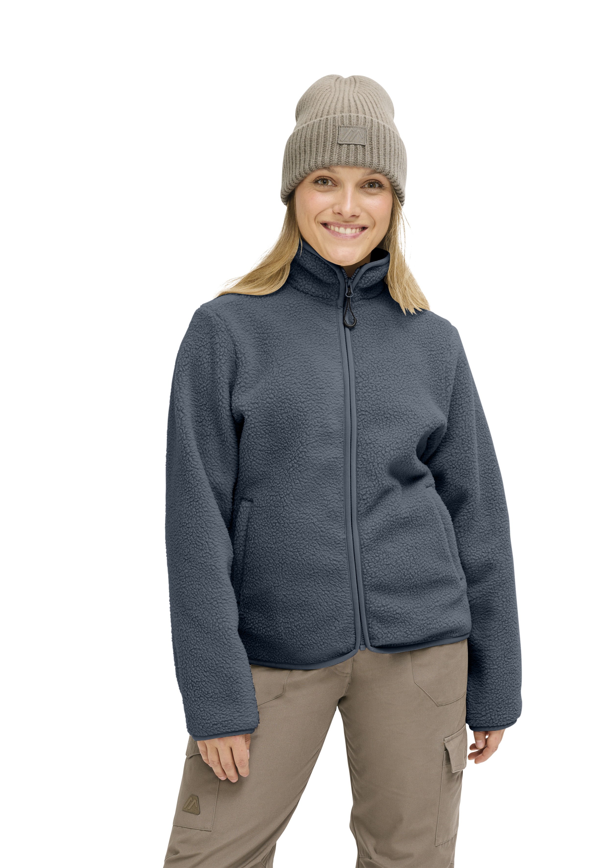 anorak, fleece, jacke, reißverschluss, beanie