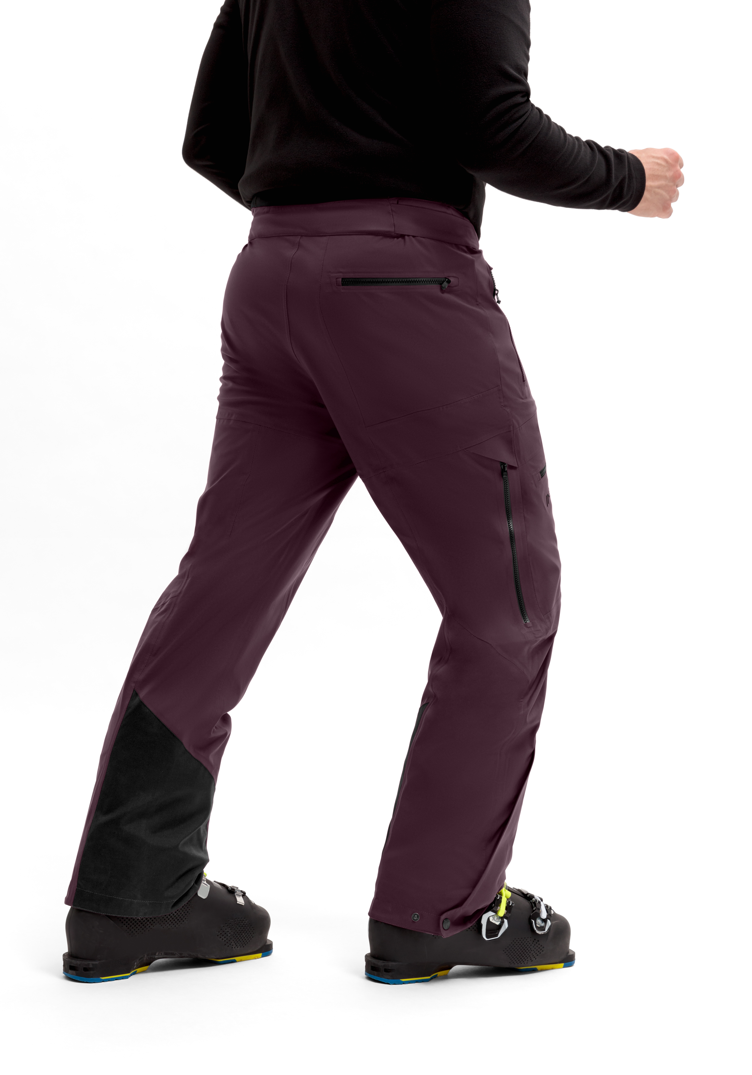 Liland P3 Pants M Hosen, Erwachsener, Männlich, Mann, Person, softshell, pants, running, zipper, purple