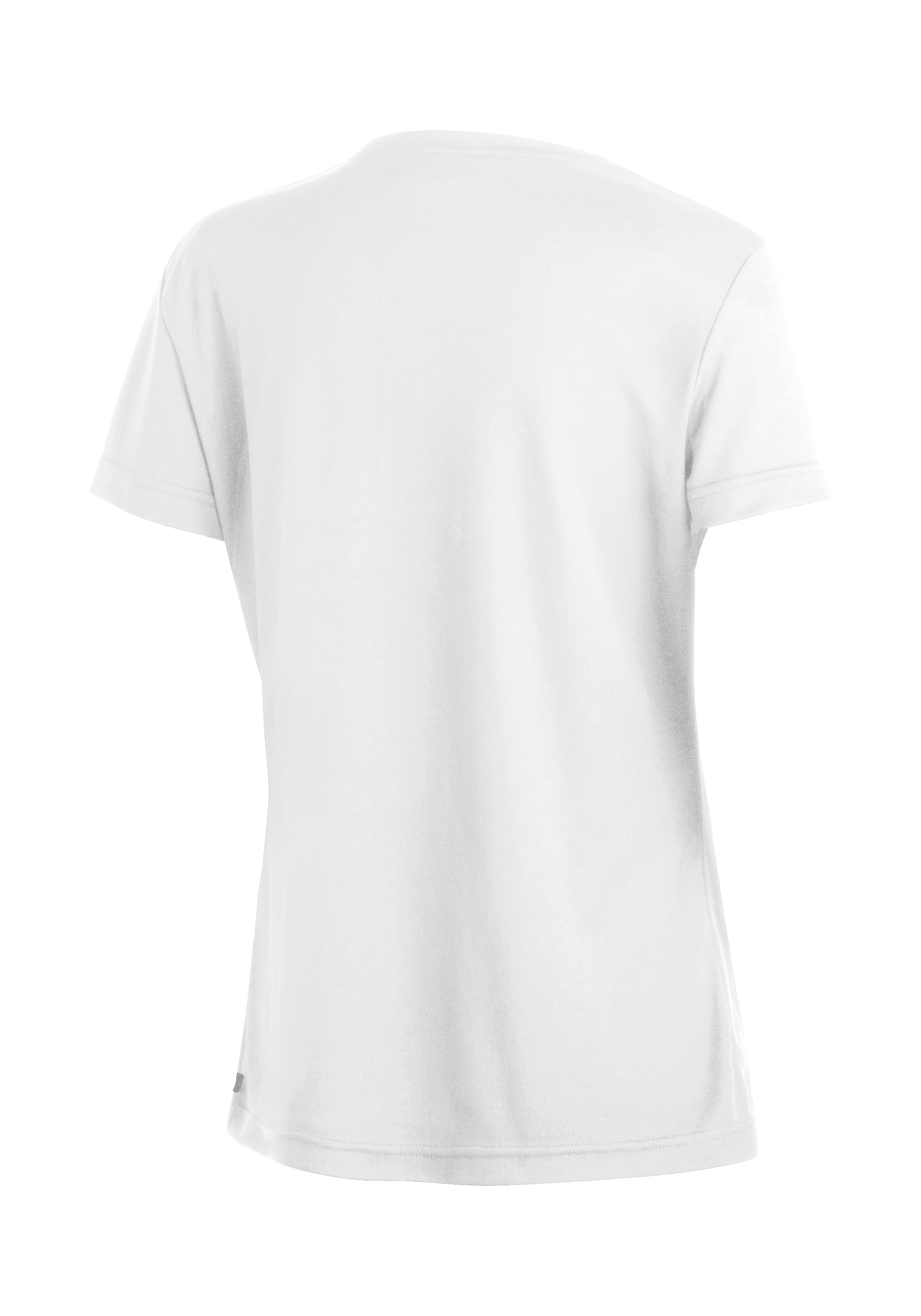 T-Shirt, Weiß, Kurzarm, Rückseite, Baumwolle