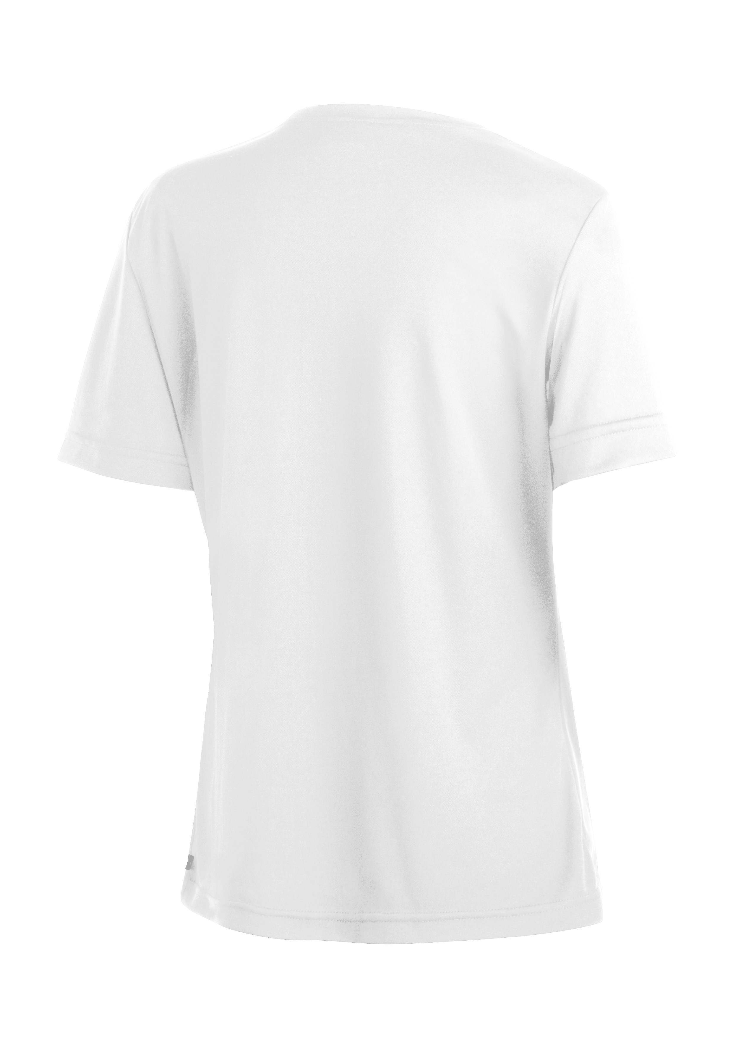 T-Shirt, Weiß, Kurzarm, Rückseite, Baumwolle, t-shirt, weiß, kurzarm, basic, baumwolle