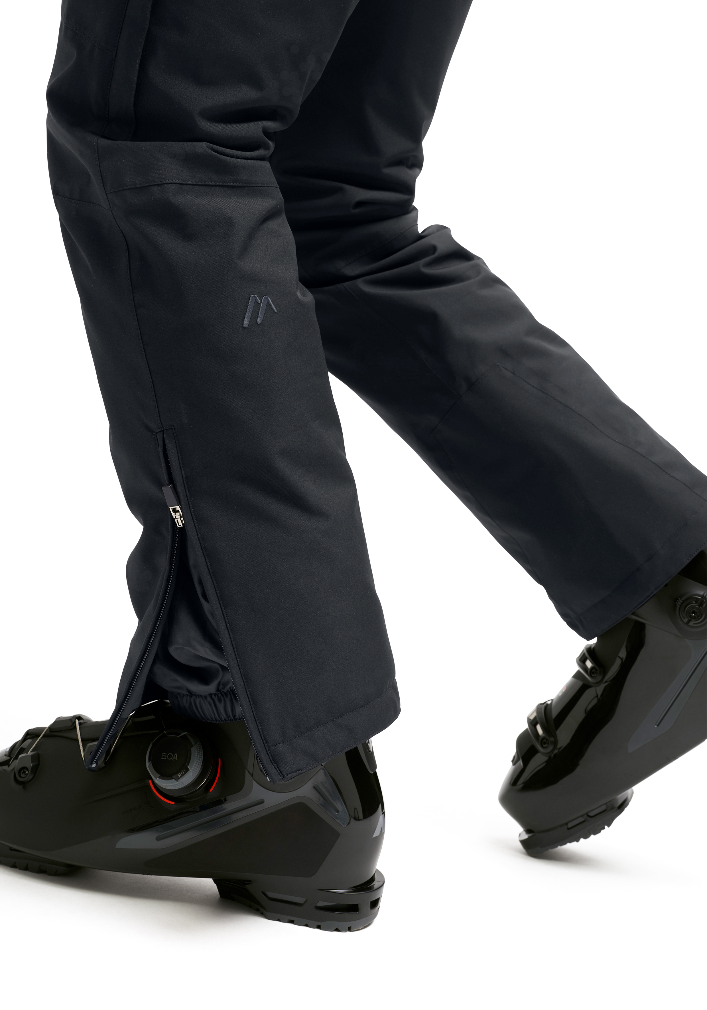 Majelletta Vent M Schneehose, Softshell, Reißverschluss, schwarz, Stiefel-Kompatibilität