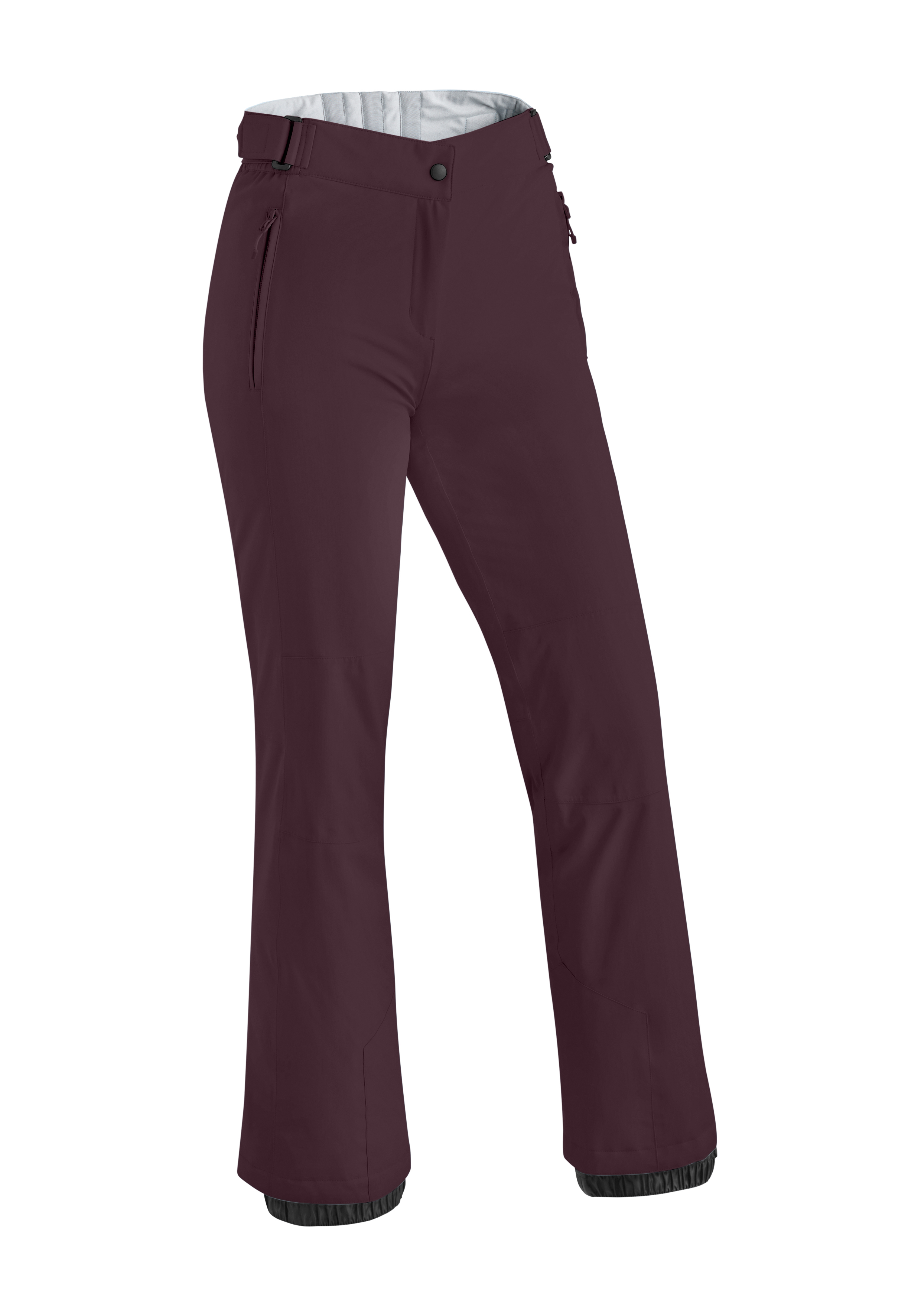 Vroni slim 2.1 Hose, Winterhose, Wasserdicht, Burgundy, Tailleverstellbar