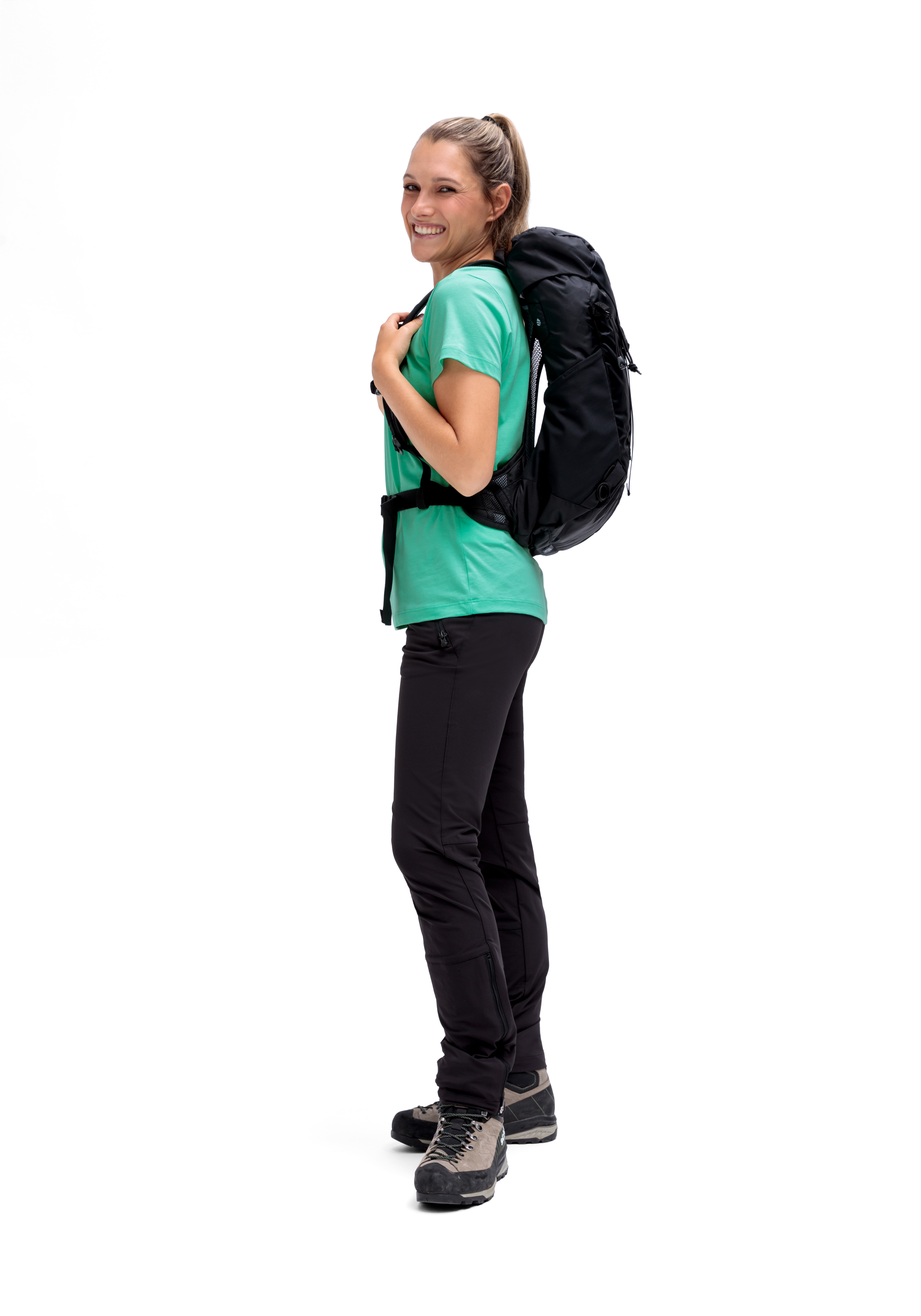 Rucksack, Backpack, Outdoor, Wandern, Schwarz